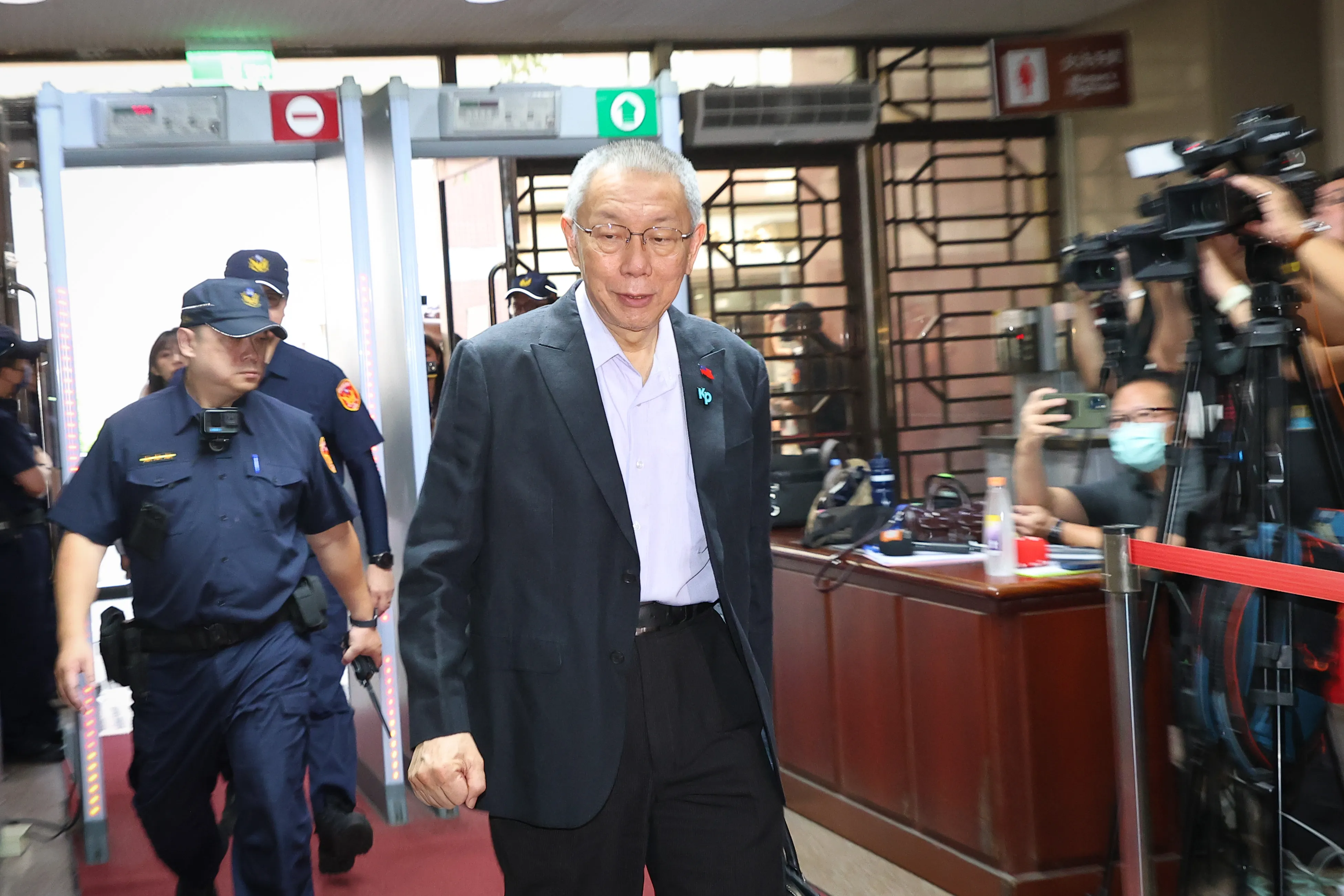 20250911-前台北市長柯文哲日至北院開庭。（顏麟宇攝）