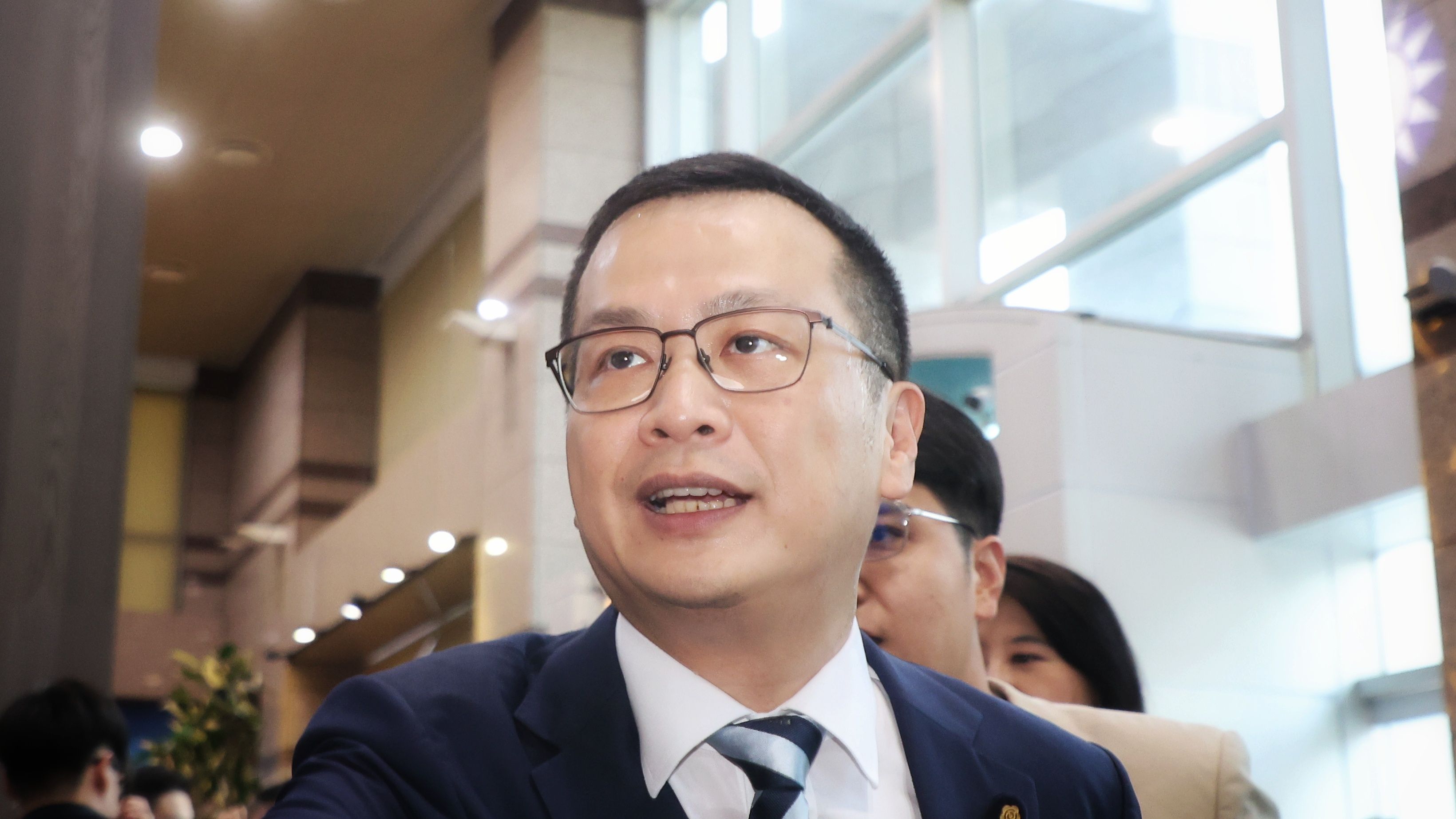 20250918-立委羅智強18日登記參選國民黨黨主席。（柯承惠攝）