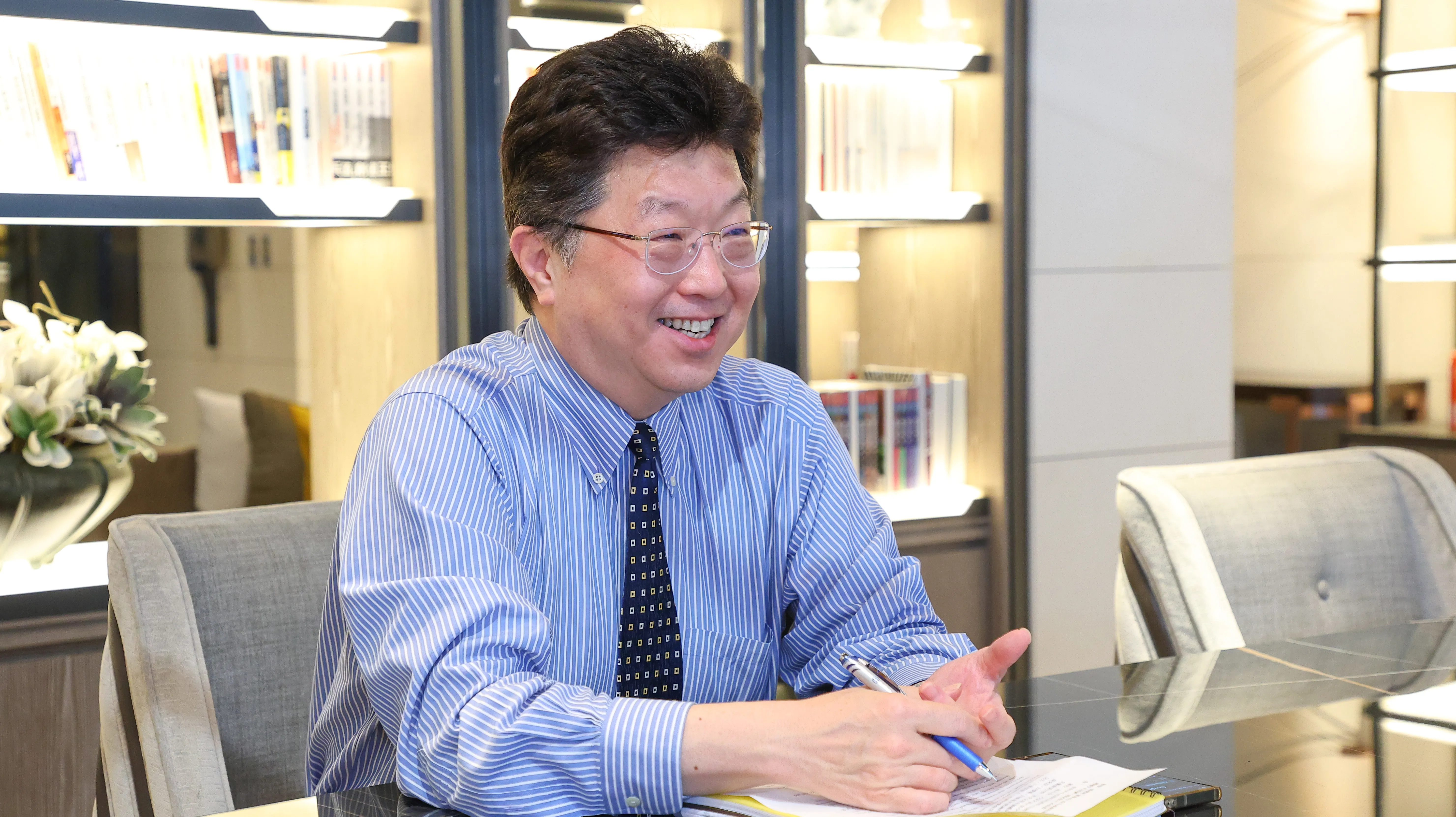 20250918-台大國際政經學院兼任教授楊應超。（顏麟宇攝）