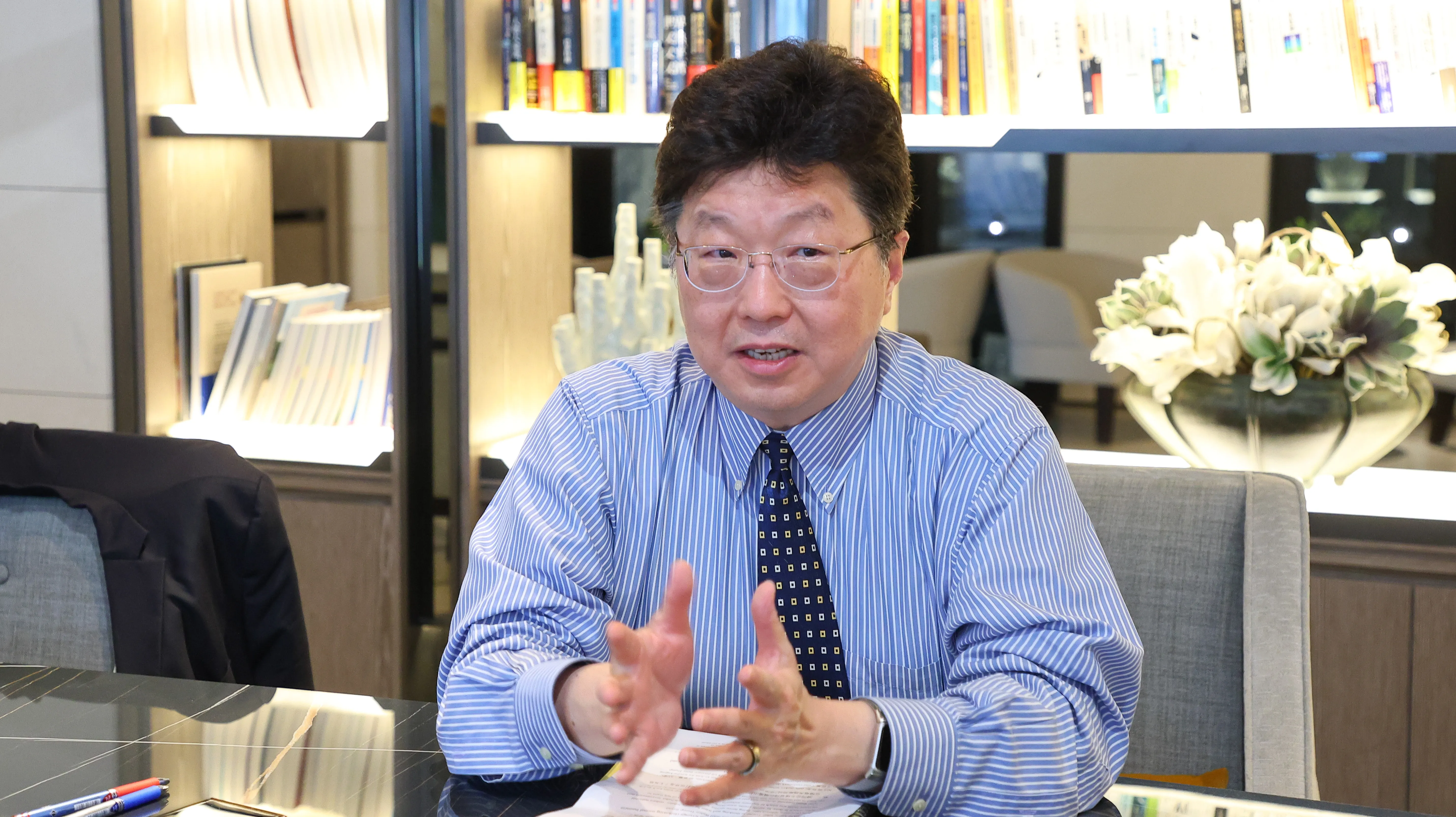 20250918-台大國際政經學院兼任教授楊應超。（顏麟宇攝）