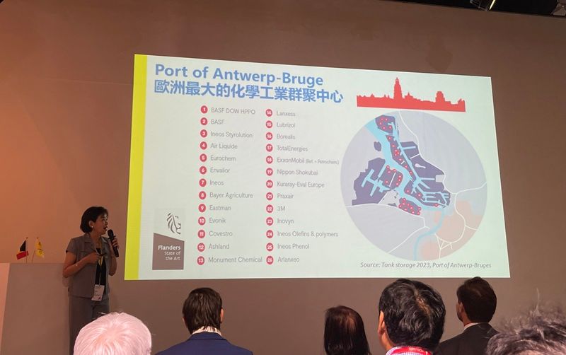 比利時安特衛普是歐洲最大化工產業聚落。（謝錦芳攝）