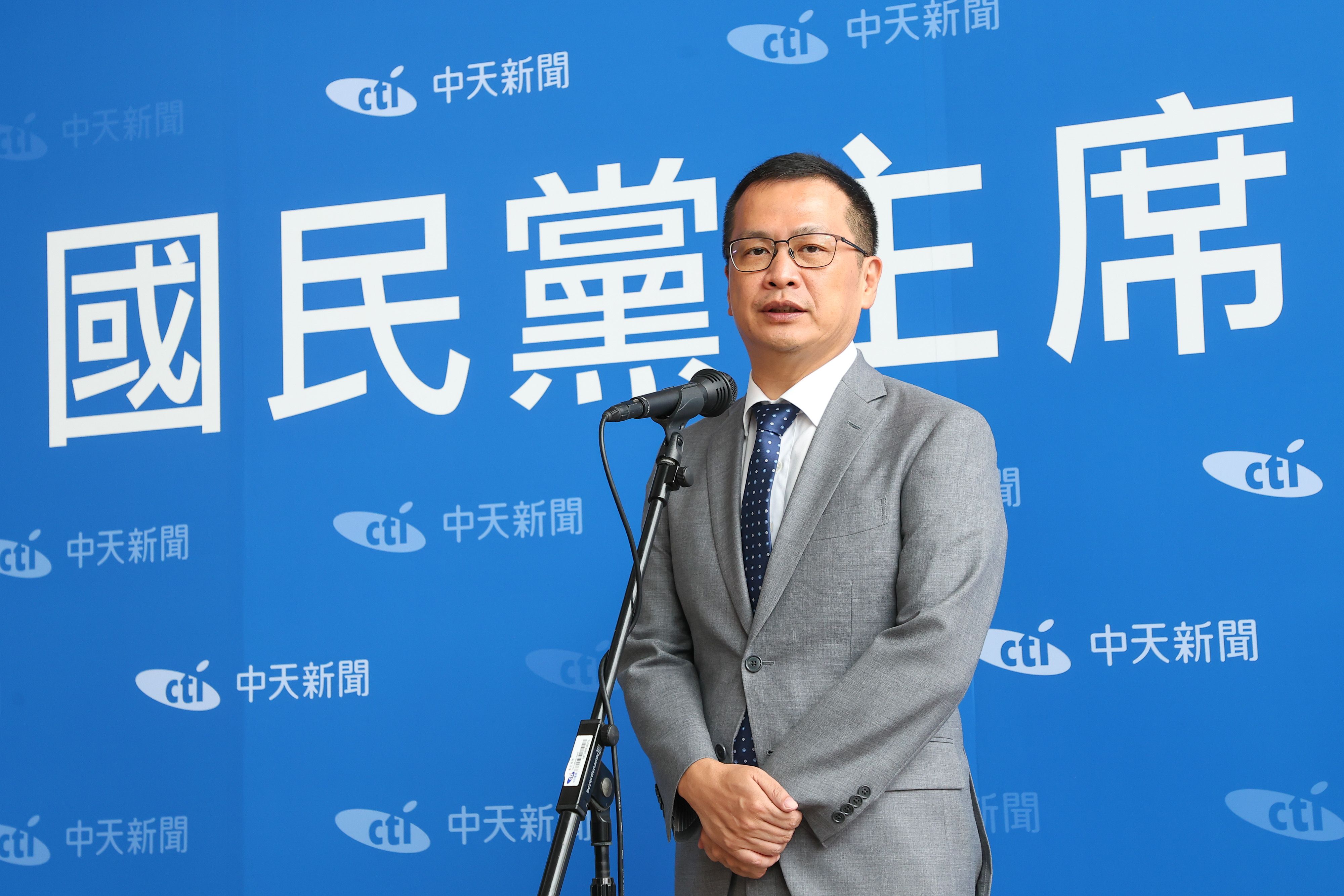 20250920-國民黨主席參選人羅智強20日出席「國民黨主席大辯論」。（顏麟宇攝）