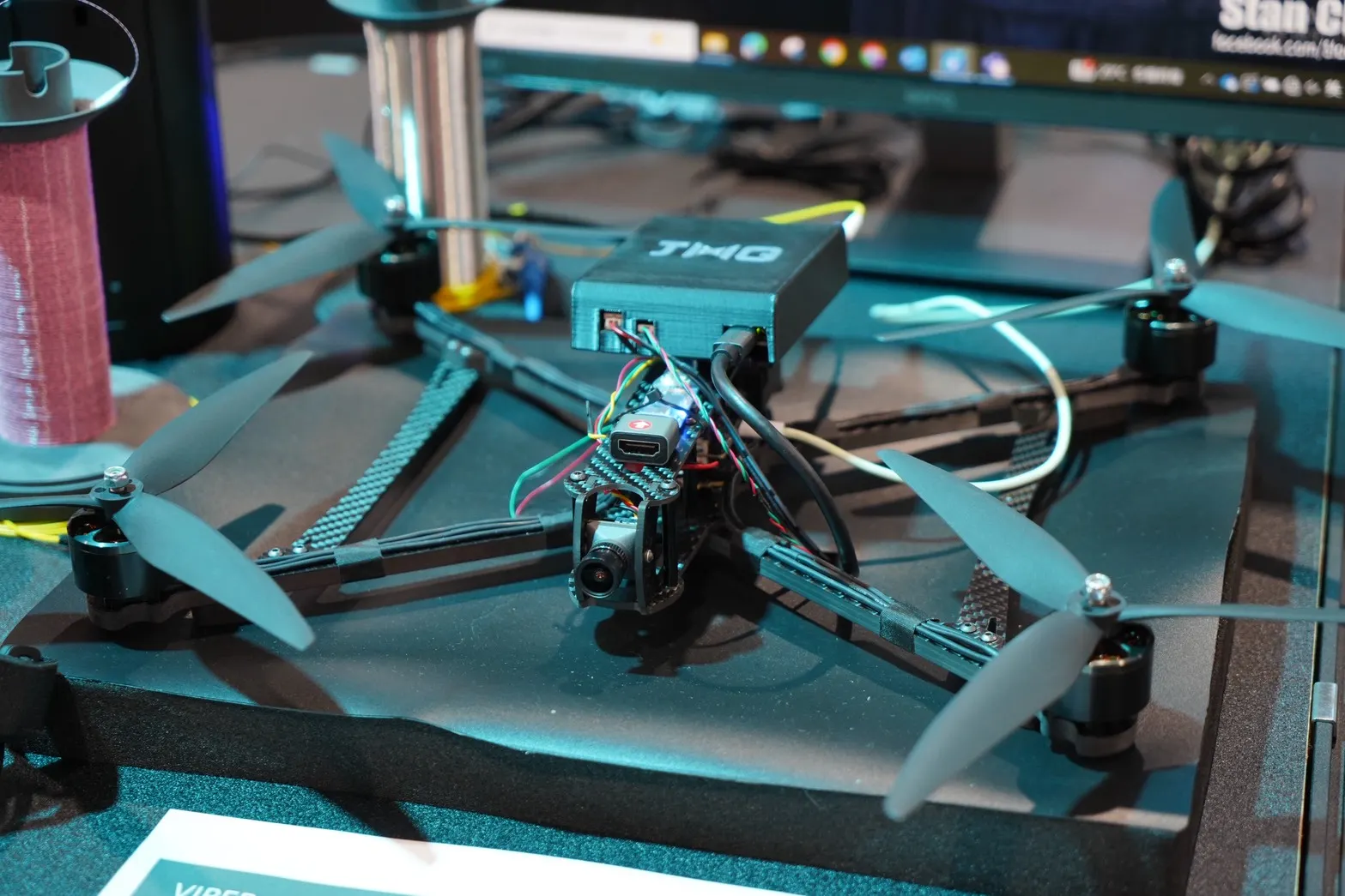 20250920-Viper四軸無人機。（張曜麟攝）