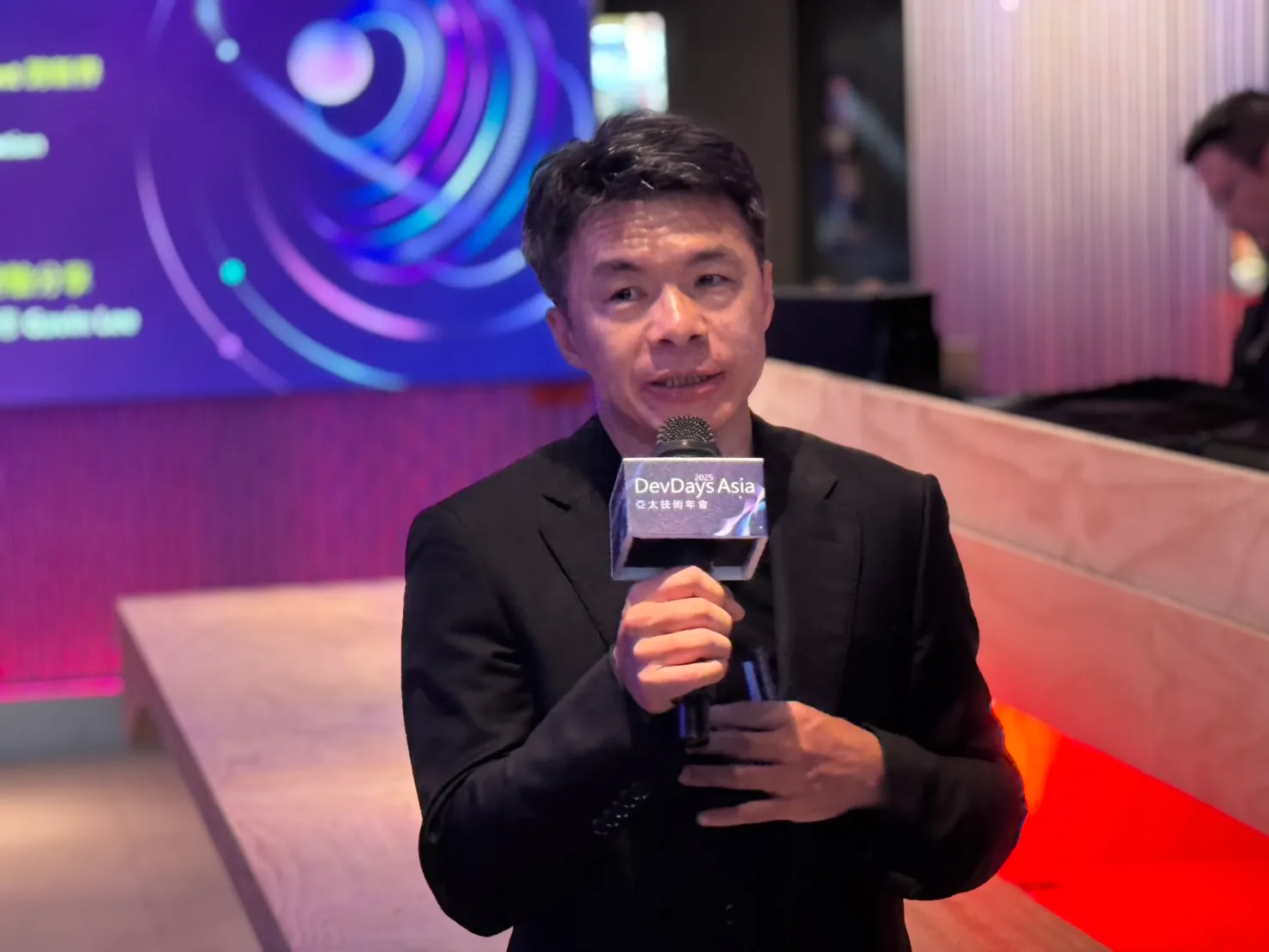 20250923-DevDays Asia 2025亞太技術年會23日於台北盛大揭幕。廣達電腦總管理處管理資訊中心處長李振忠。（魏鑫陽攝）