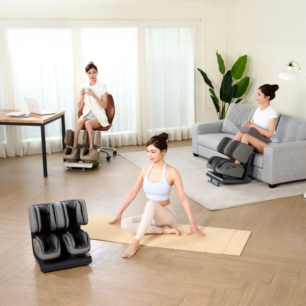 由啦啦隊女神李多慧代言的話題商品「多會鬆踝旋美腿機」tokuyo TF-660 美腿機。