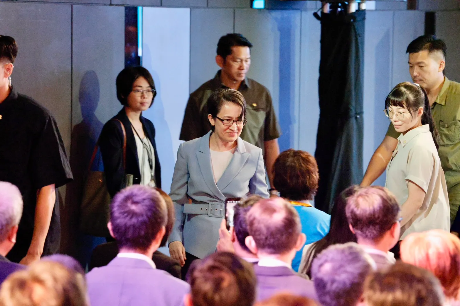 海委會今（25）日舉行2025國家海洋政策白皮書發表記者會，副總統蕭美琴出席。（張曜麟攝）