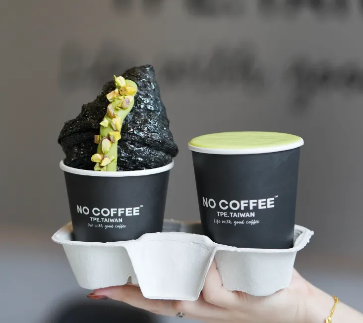 開心果甜點推薦：NO COFFEE翡翠開心果可頌。（圖／取自NO COFFEE IG）