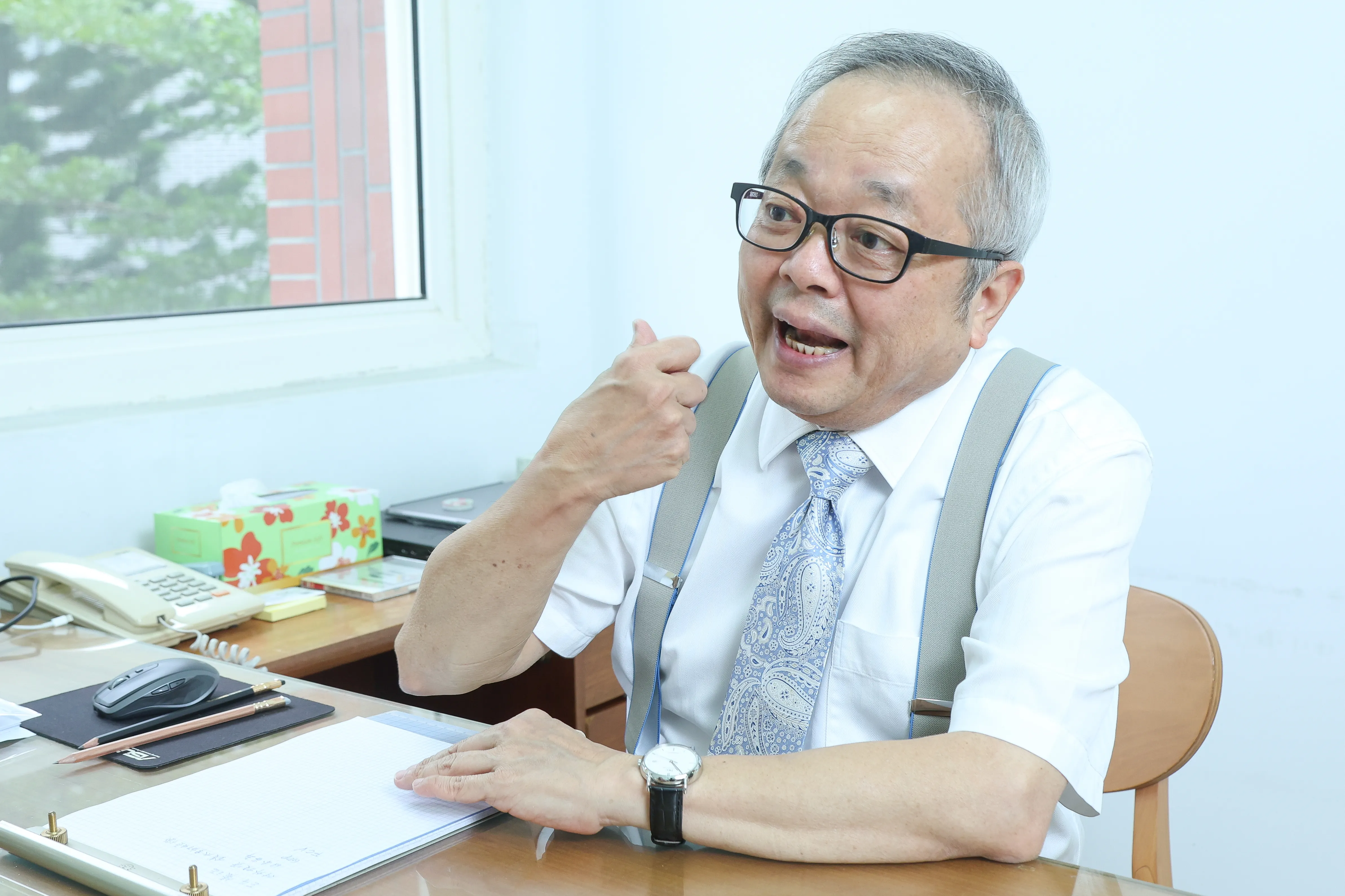 20250926-前行政院長施俊吉專訪。（陳品佑攝）