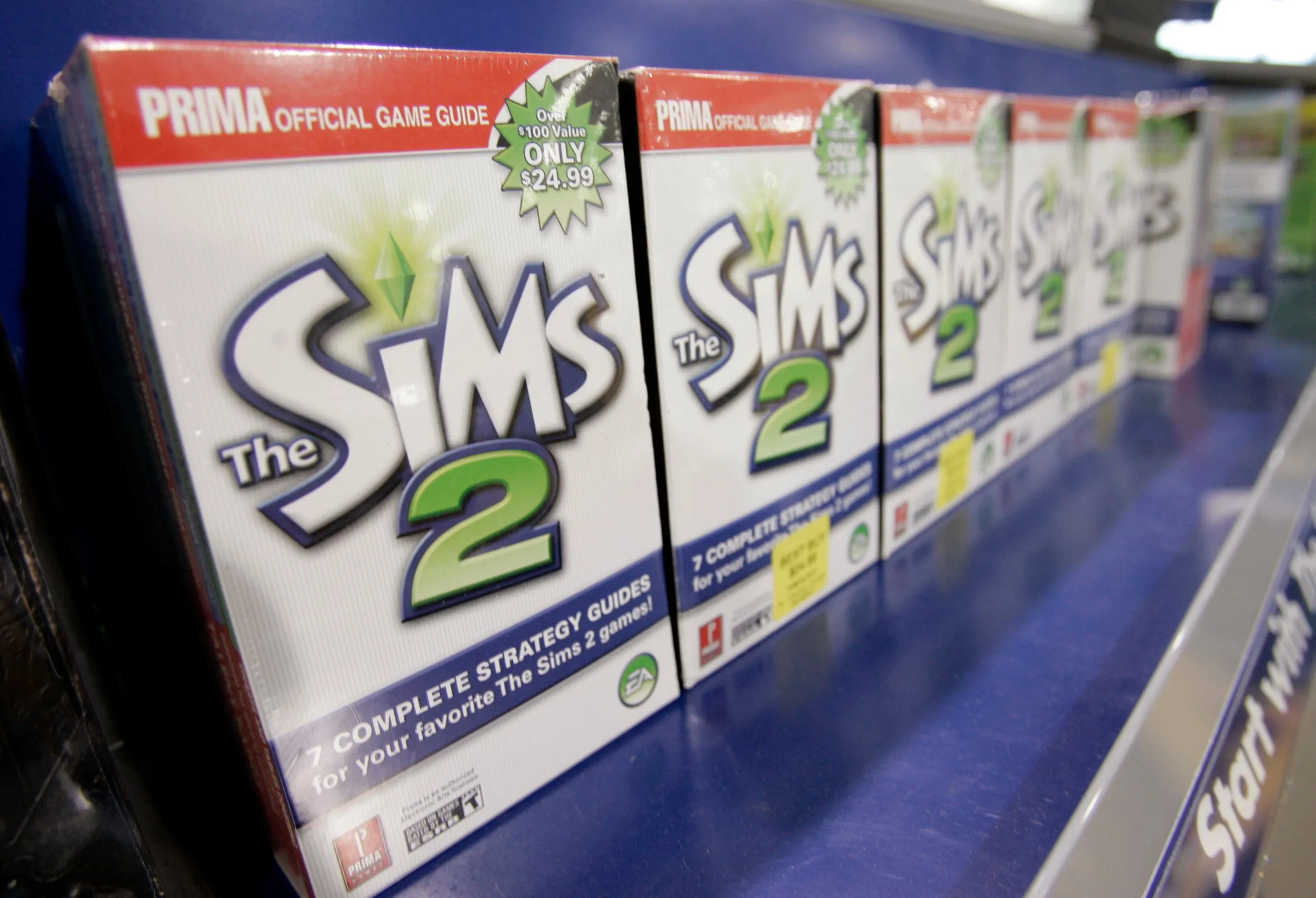 美商藝電知名的遊戲之一：模擬市民2。（美聯社）