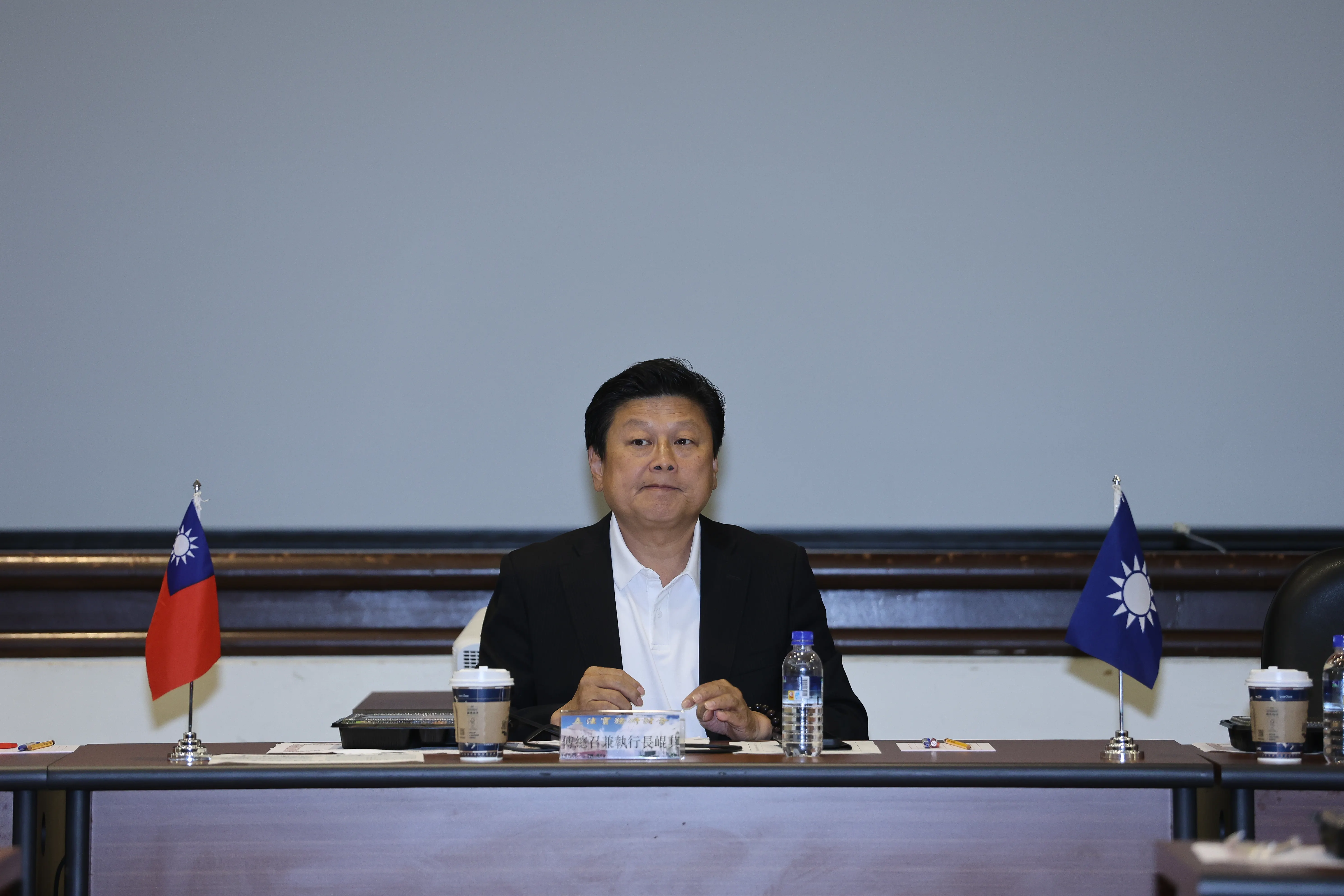 20251002-国民党立法実務研討会で傅崐萁氏が。（陳品佑撮影）