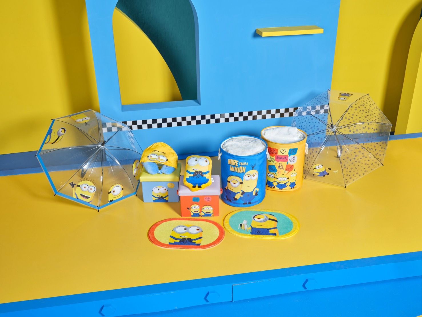 20251002-全聯同步推出「小小兵積分樂活動」，將提供5款聯名商品。（全聯提供）