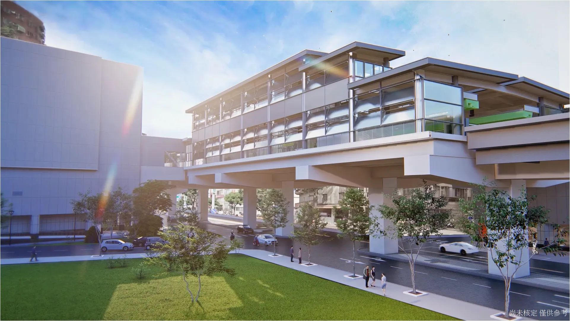 完工後將與板南線、中和新蘆線、桃園棕線等形成便捷轉乘網絡。（圖/新北市政府）