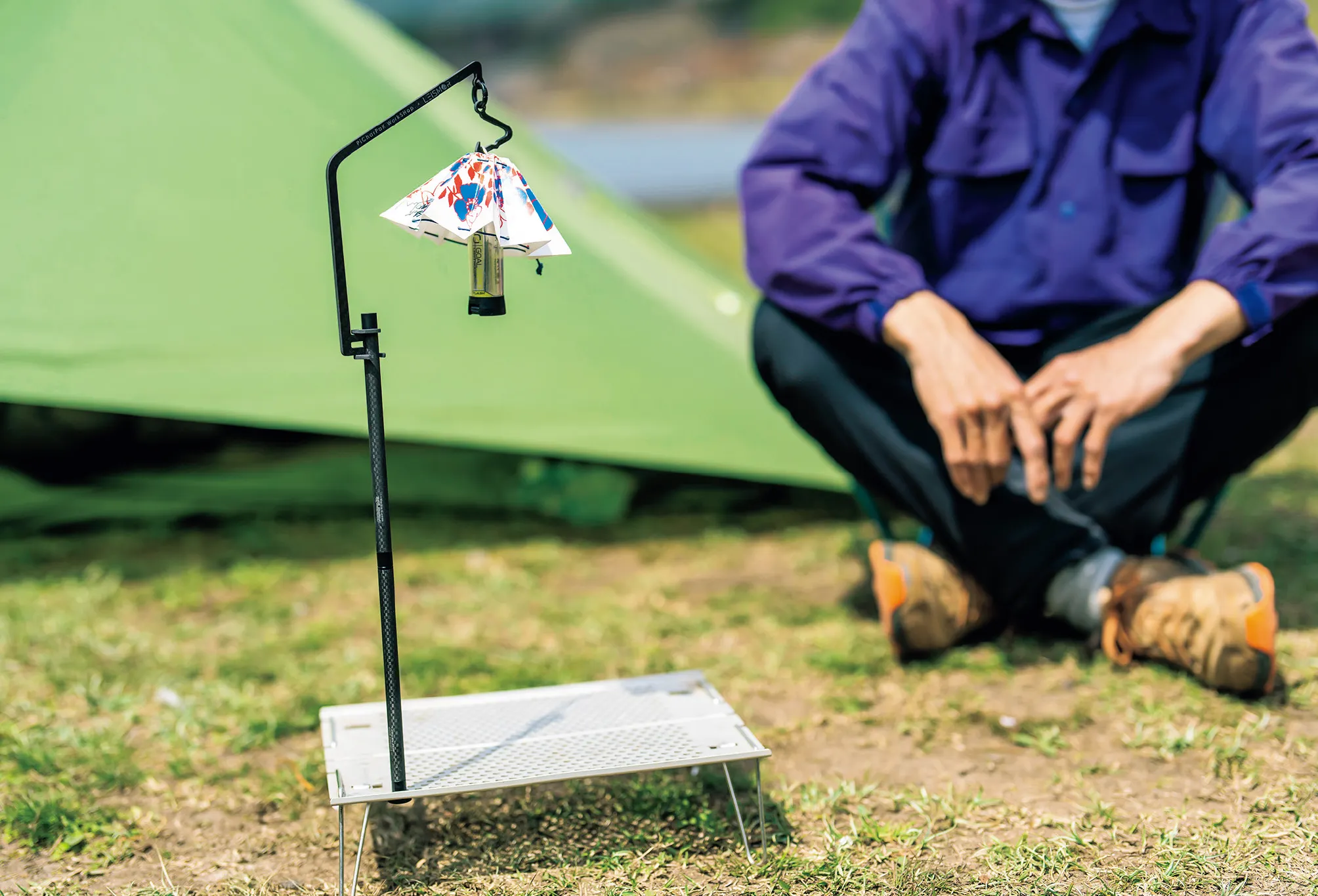 【LEISMOR】Backpacker’s 露營燈支架（圖／蘋果屋提供）