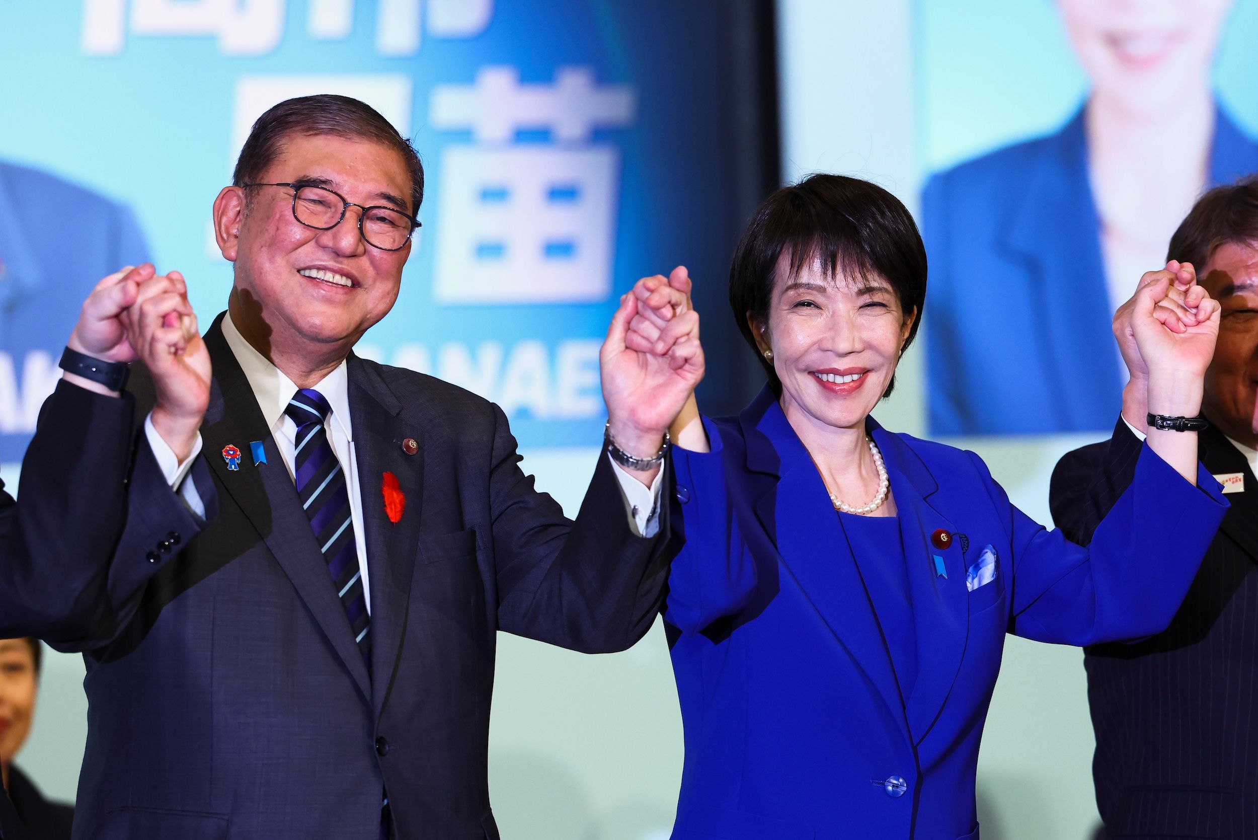2025年10月4日、高市早苗が自民党総裁選で勝利。（AP通信）