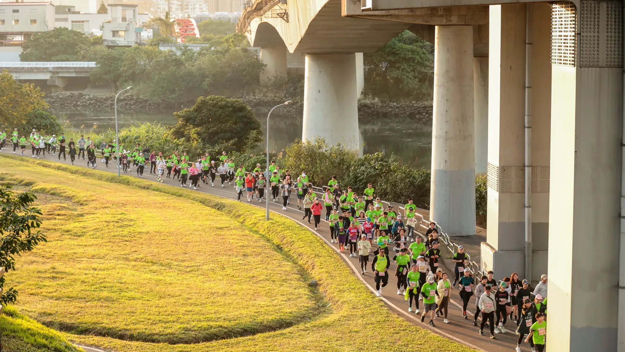 渣打臺北公益馬拉松。（圖／取自渣打臺北公益馬拉松臉書）