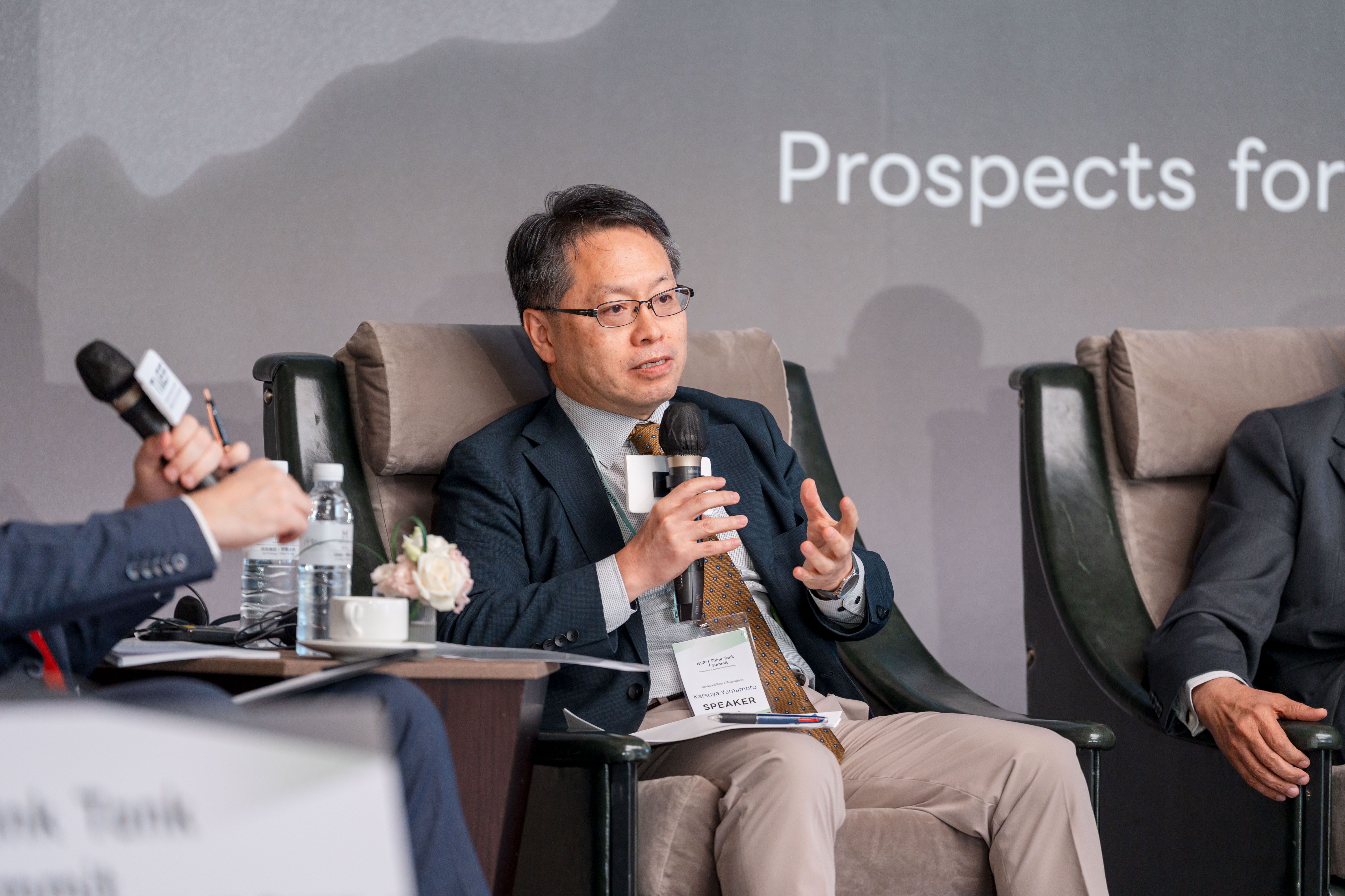 解放軍研究專家、前日本海上自衛隊海將補（相當於少將）山本勝也。(台亞會提供)