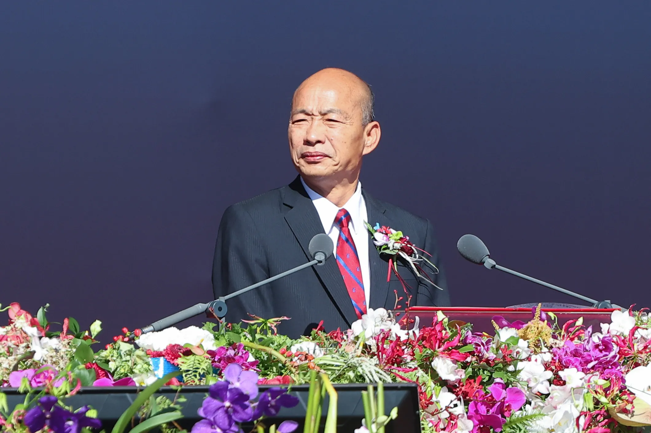 20251010-立法院長韓國瑜（韓氏）10日、中華民国114年国慶大会に出席した。（顏麟宇撮影）