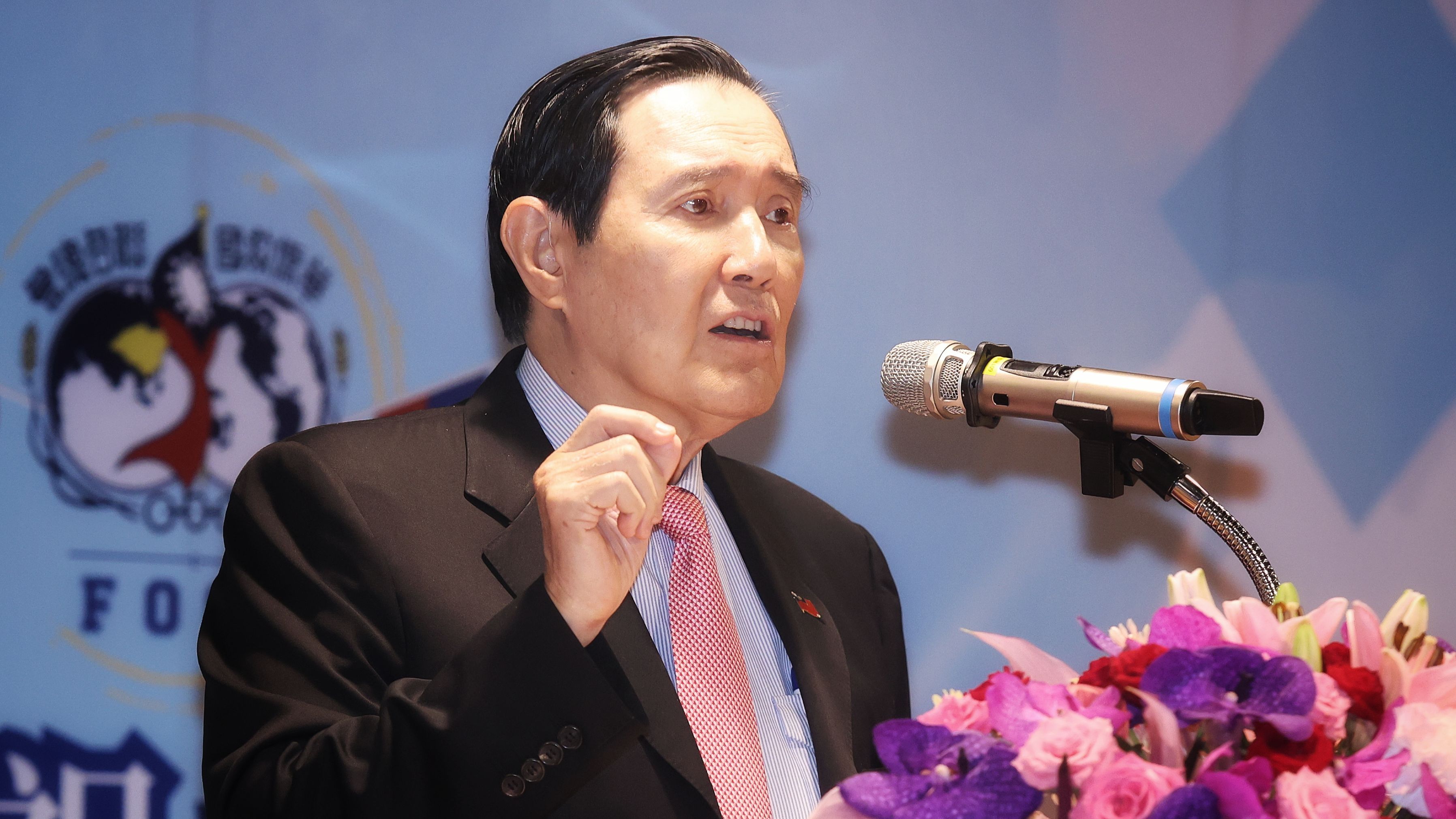 20251012-前總統馬英九12日出席第73屆華僑節大會。(柯承惠攝)