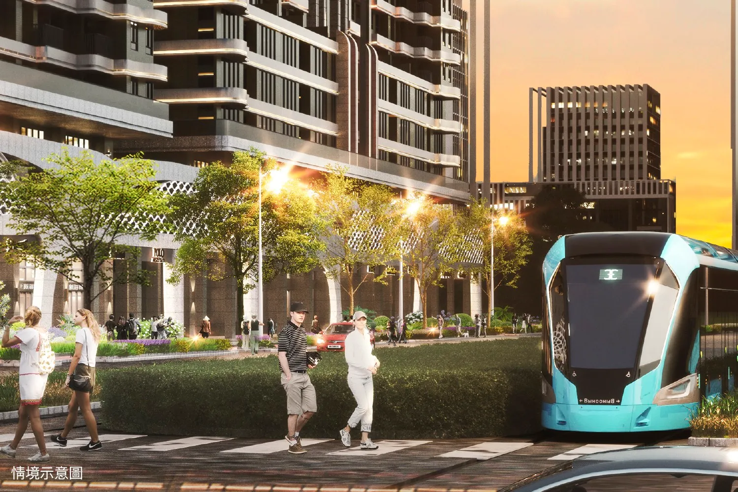 「新海城」鄰近輕軌與學區，坐落黃金地段。