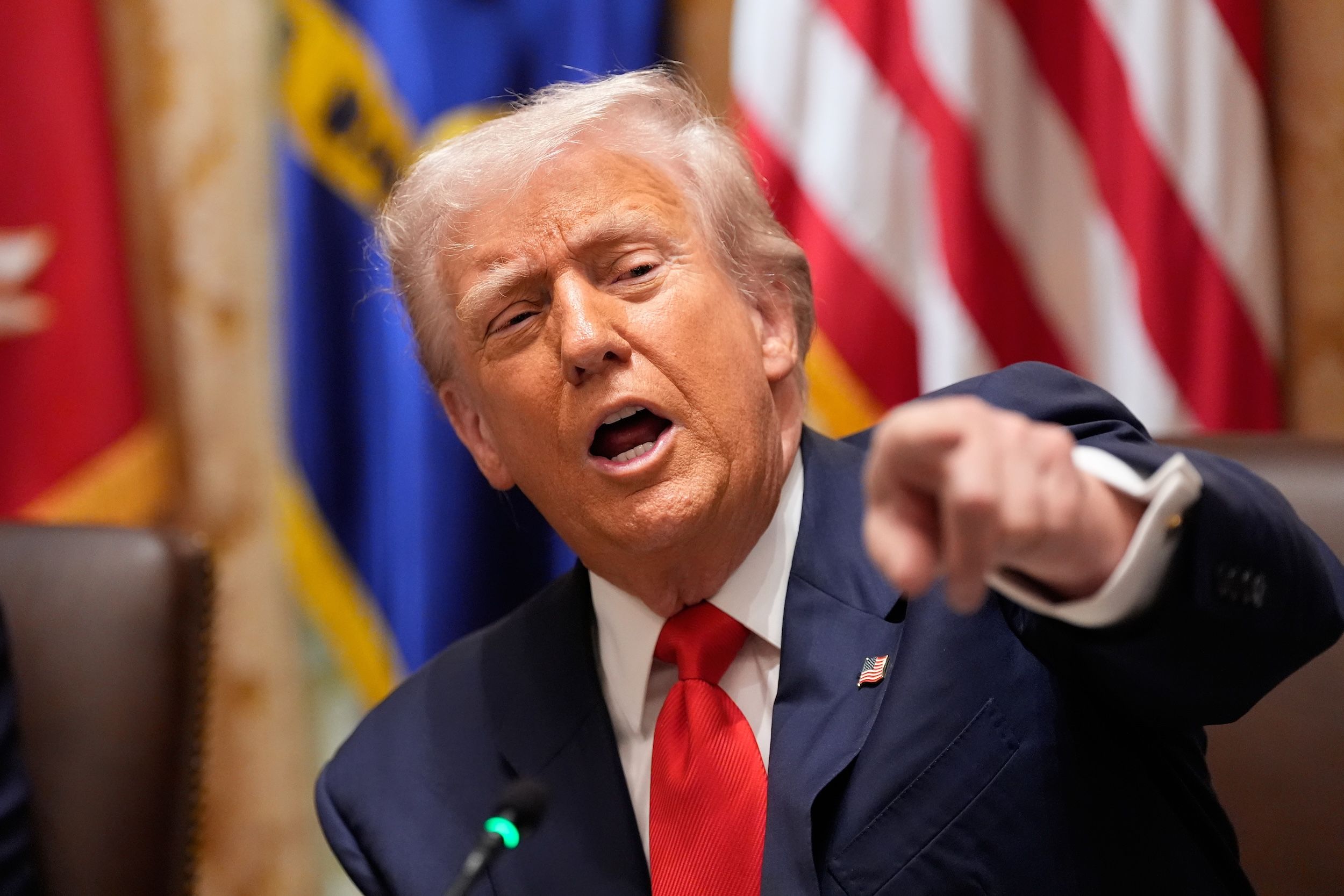 米国大統領ドナルド・トランプ。（美聯社）