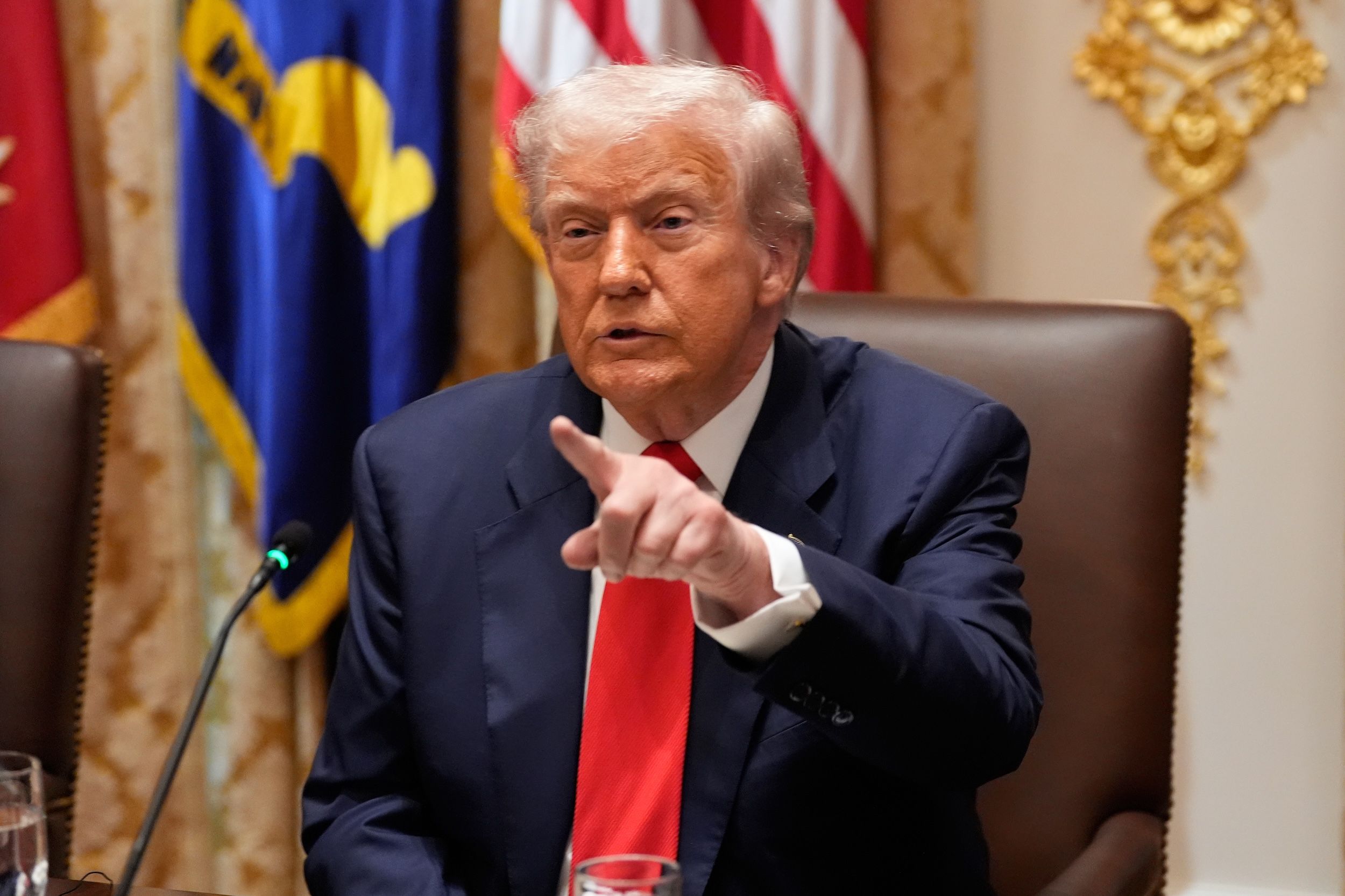 美國總統川普。（美聯社）