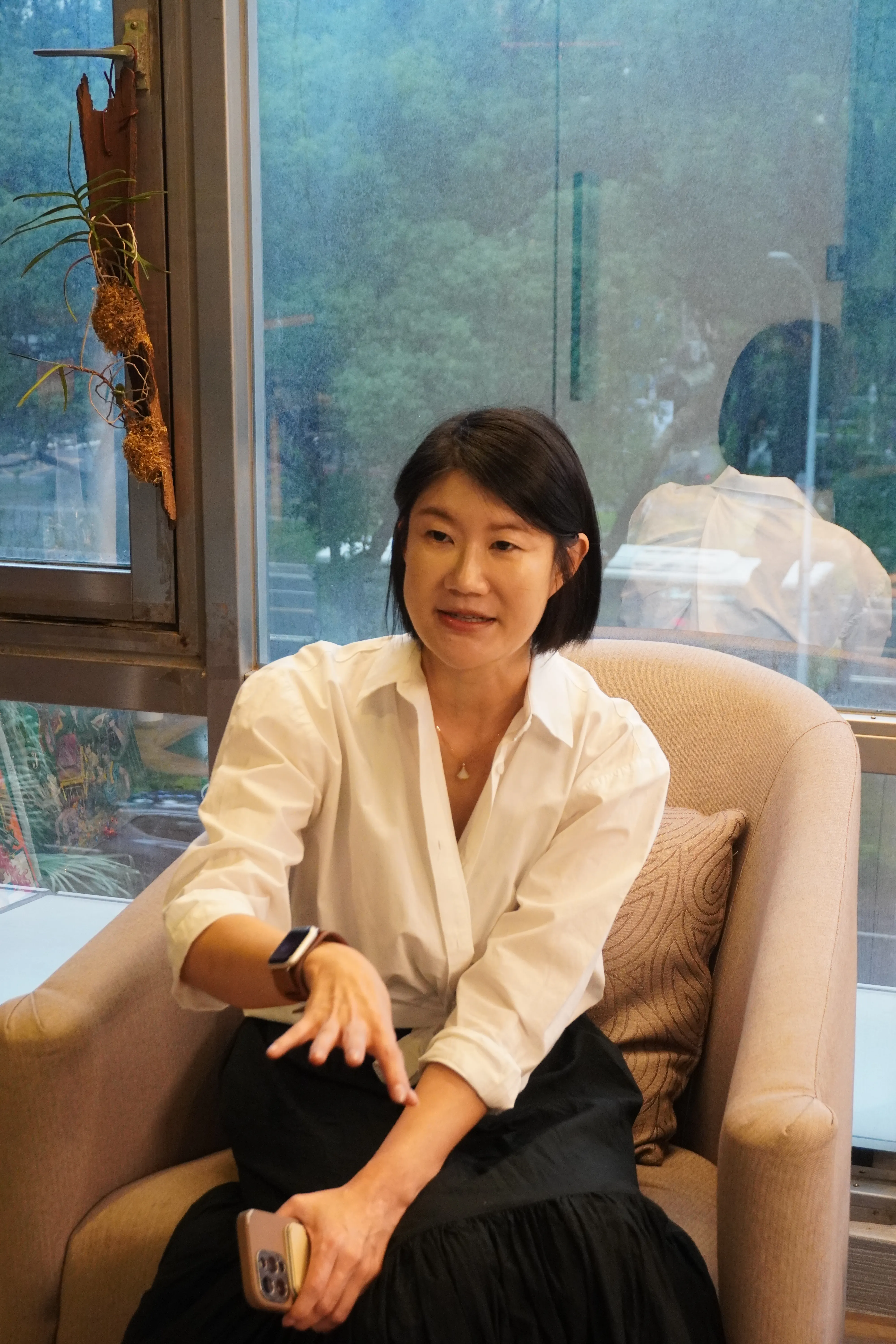 圖說：森陽醫科技總經理徐熙婷分享，森陽醫運用AI核心技術打造專屬於診所的SaaS數位營運平台，協助醫療團隊一站式整合服務流程，打造精準且溫度並存的醫療服務。