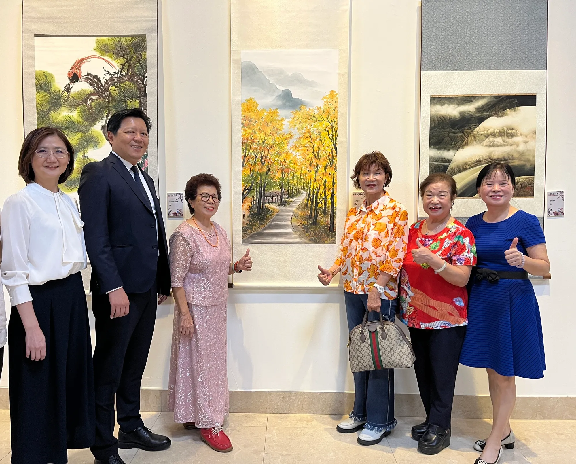 「中華文耀·乙巳之美·金蛇禧春—國際藝術聯展」，即日起至114年10月26日於新北市藝文中心展出。（圖/新北市文化局）