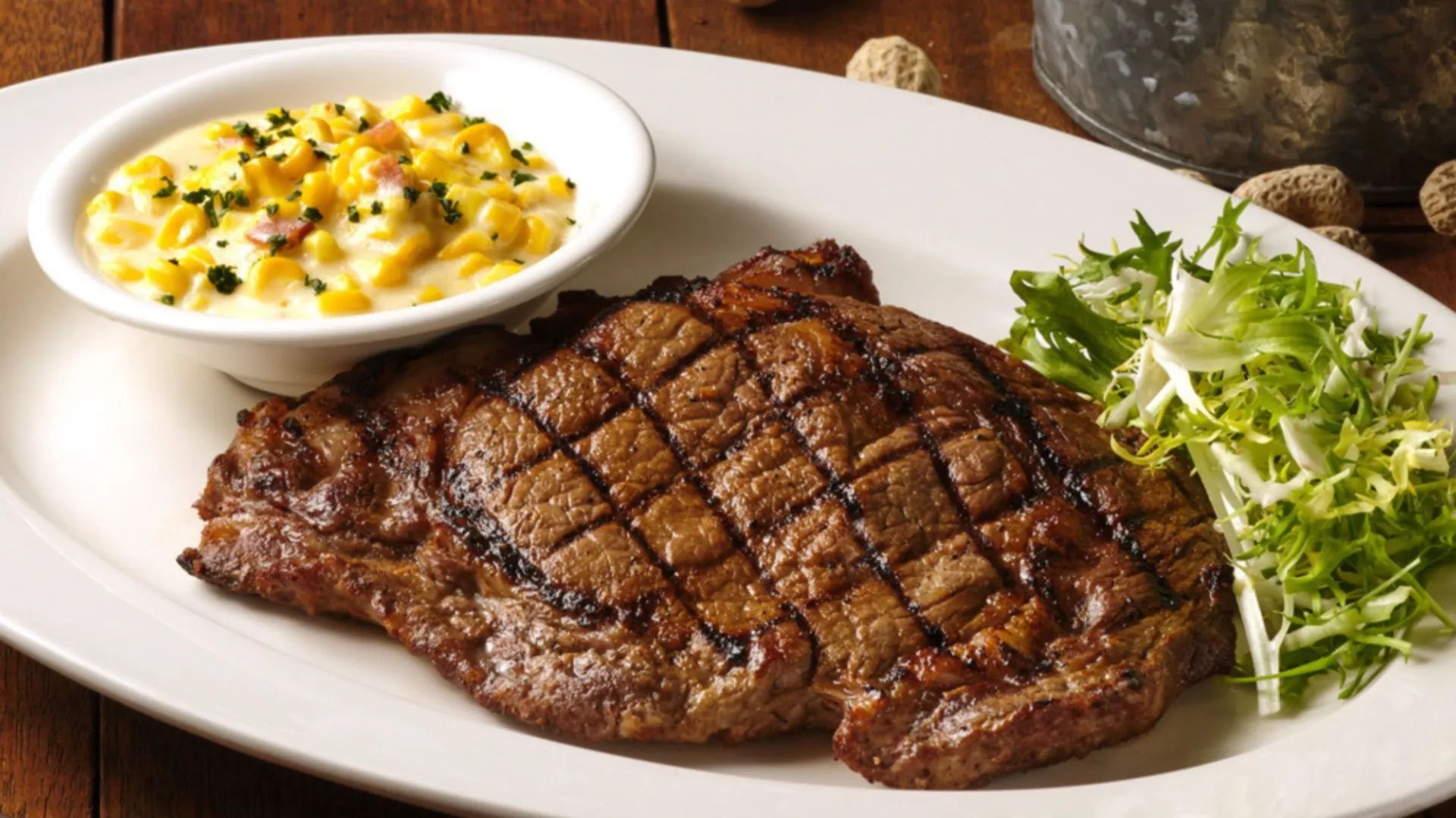 肋眼牛排。（圖／翻攝自Texas Roadhouse官網）