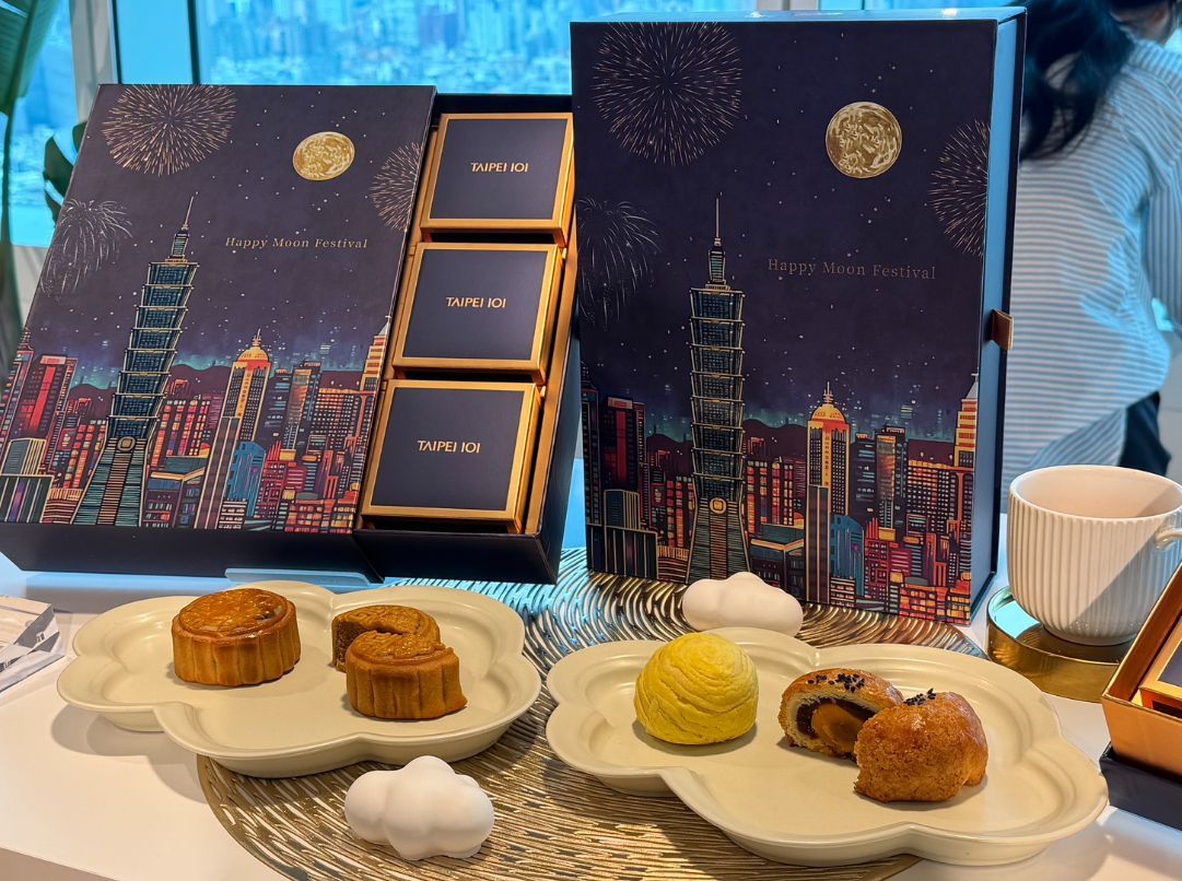 台北101中秋月餅禮盒。（圖／欣傳媒授權提供）