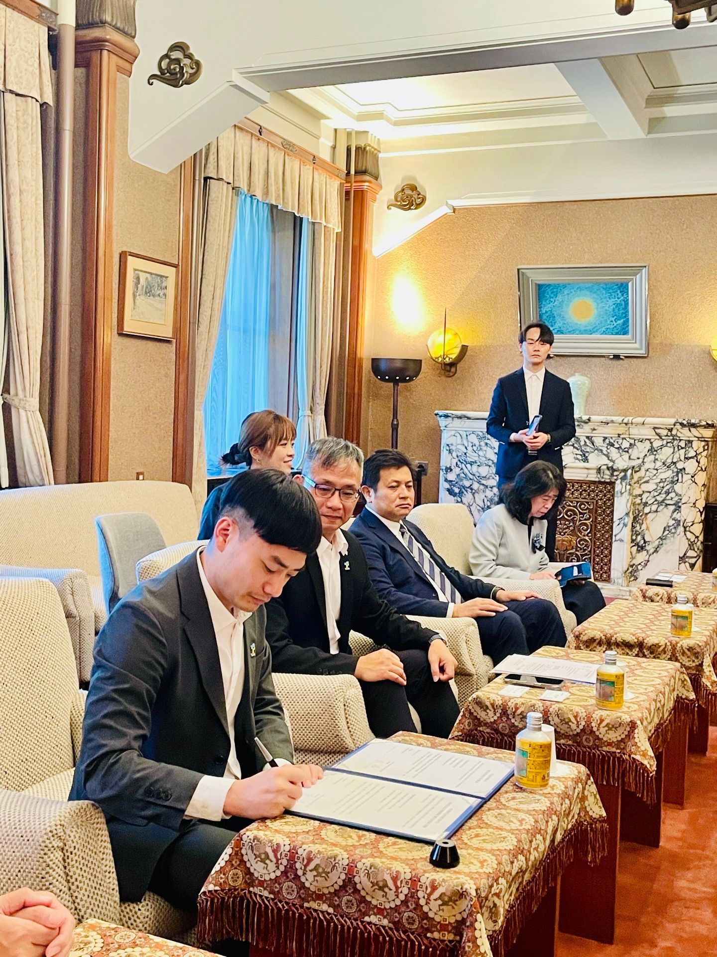 台北市政府與日本名古屋市正式簽署《強化災害防救友好合作備忘錄》。（北市府提供）