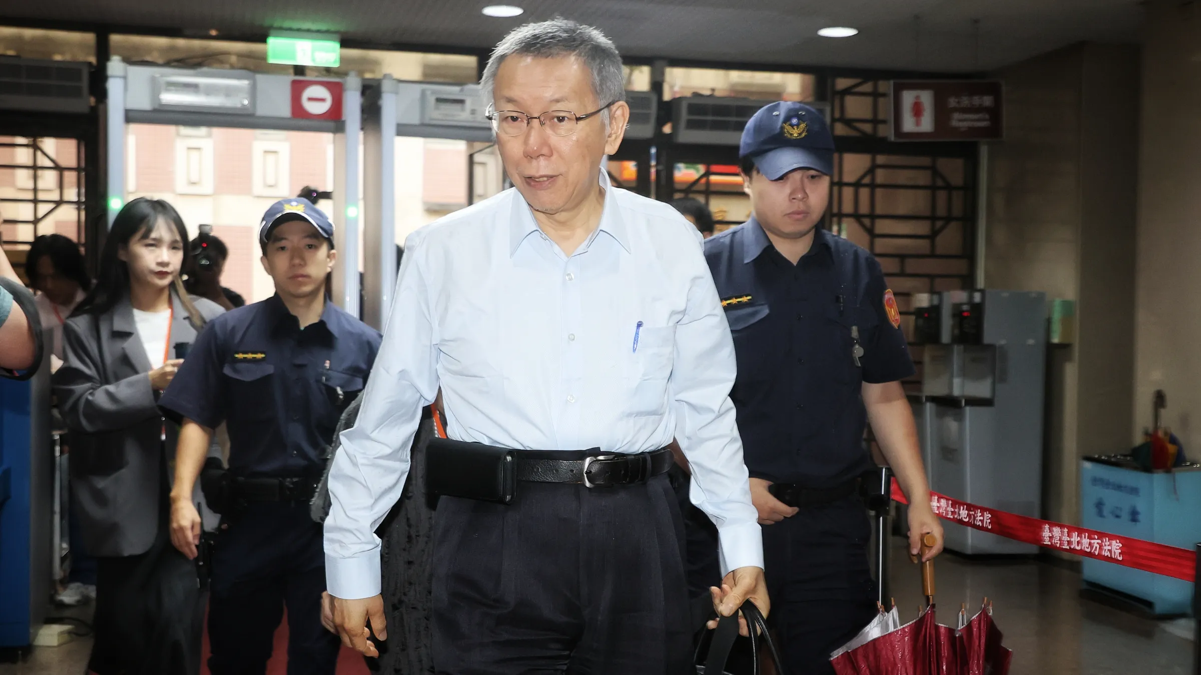 20251028-台北地院28日開庭審理前台北市長柯文哲（見圖）涉貪污案。（柯承惠攝）