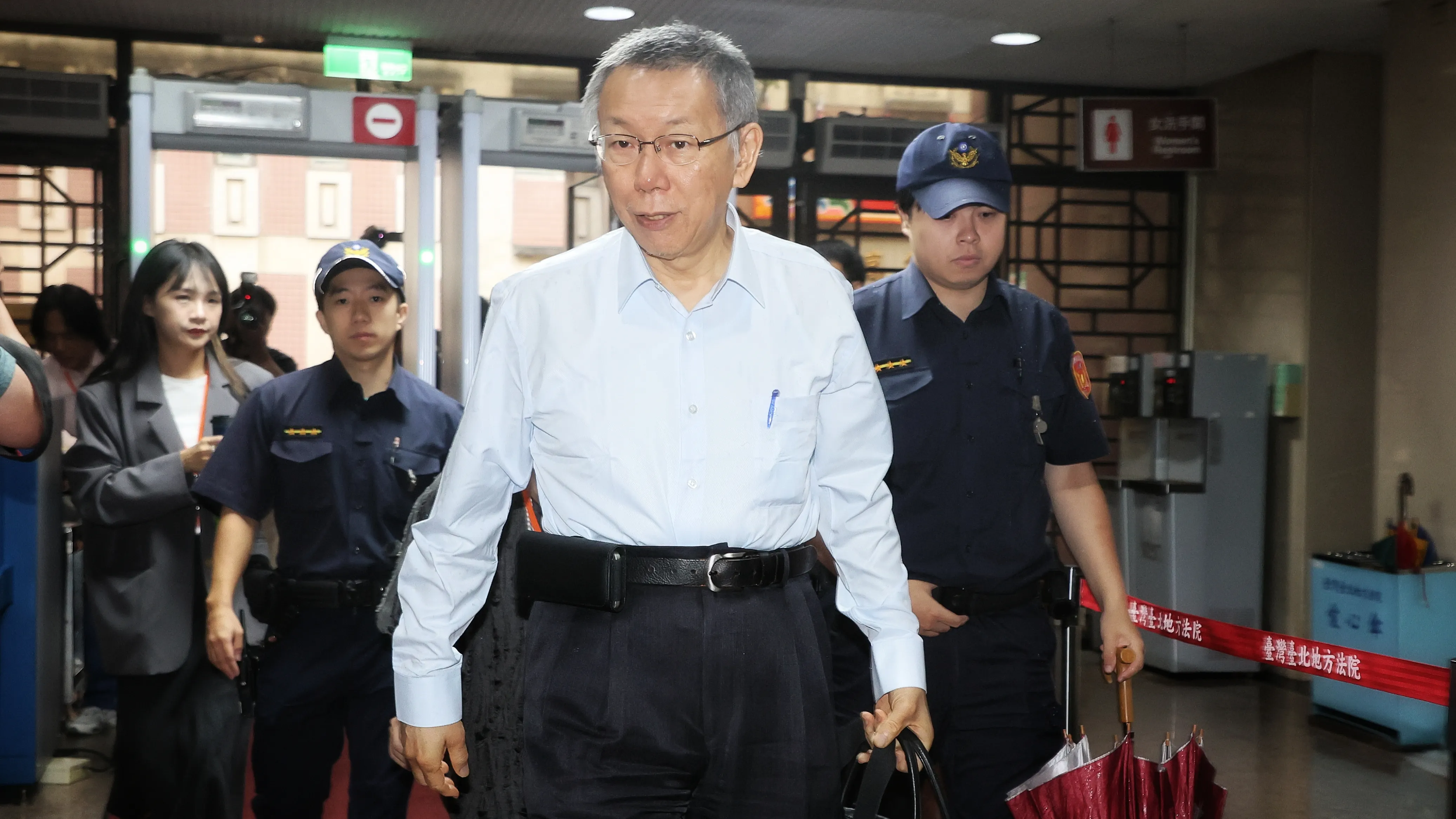 20251028-台北地院28日開庭審理前台北市長柯文哲（見圖）涉貪污案。（柯承惠攝）