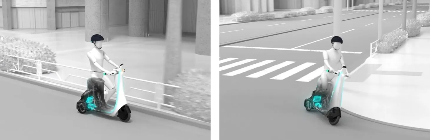 強調保有二輪車靈活,結合三輪車的穩定。(圖/LUUP)