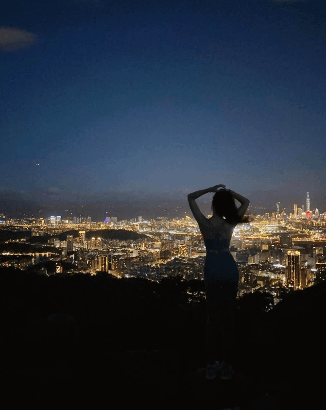 台北夜景推薦：金面山（剪刀石步道）。（圖／輕旅行提供）