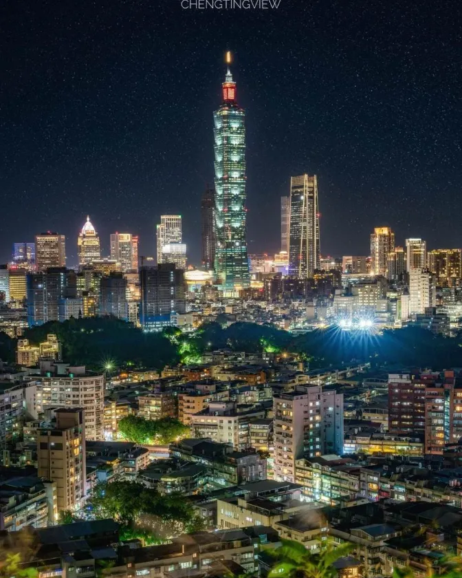 台北夜景推薦：福州山公園觀景平台。（圖／輕旅行提供）