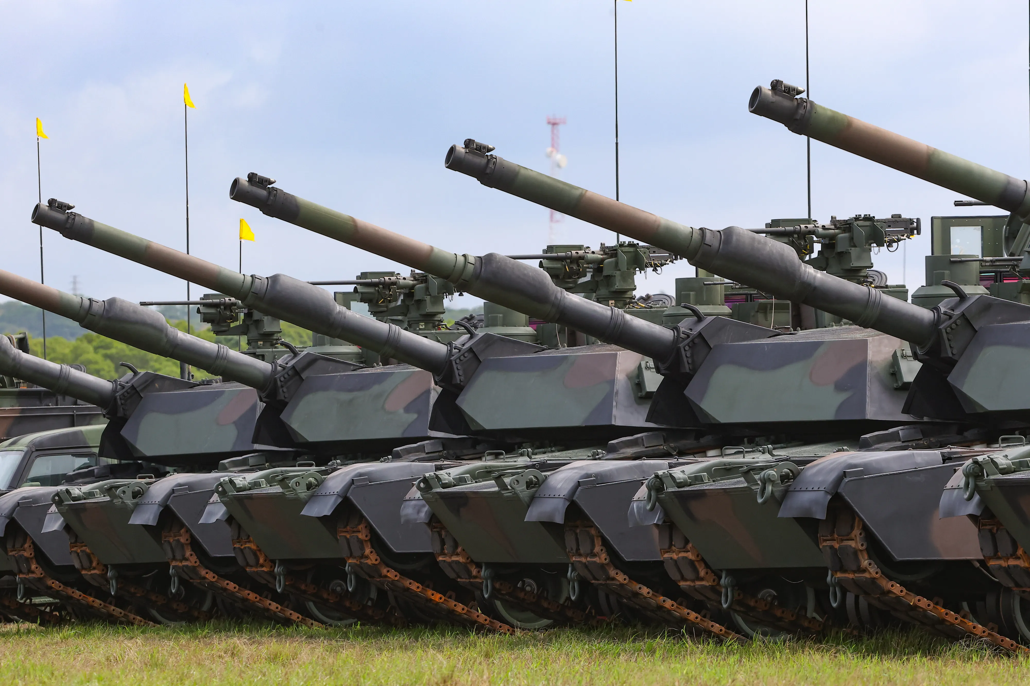 20251031-陸軍裝甲第五八四旅聯兵三營換裝M1A2T戰車成軍典禮。（顏麟宇攝）