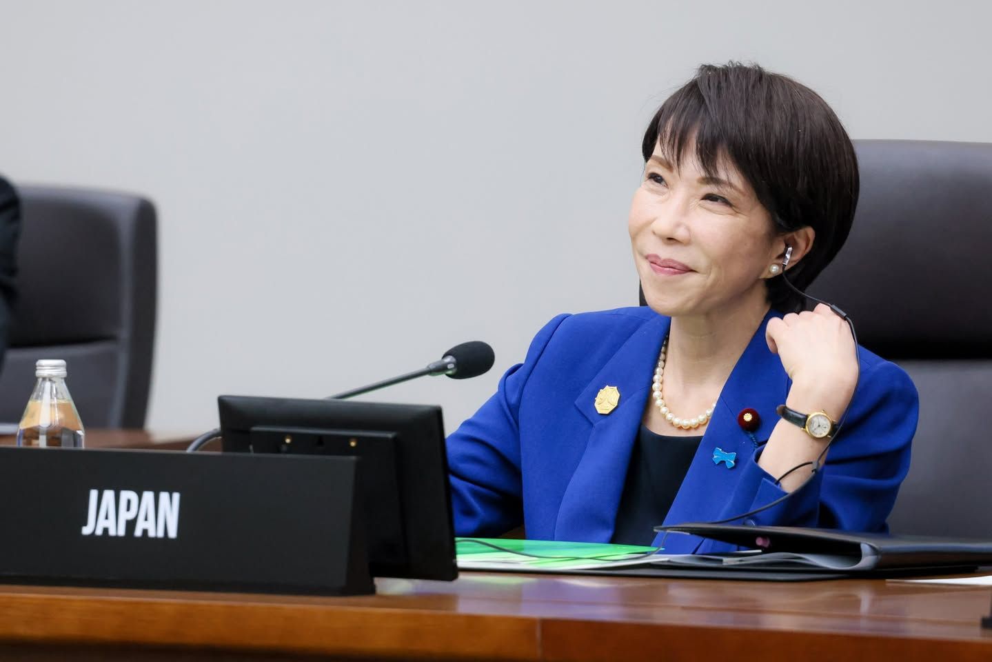 2025年10月31日，出席APEC峰會的日本首相高市早苗。（日本總理大臣臉書）