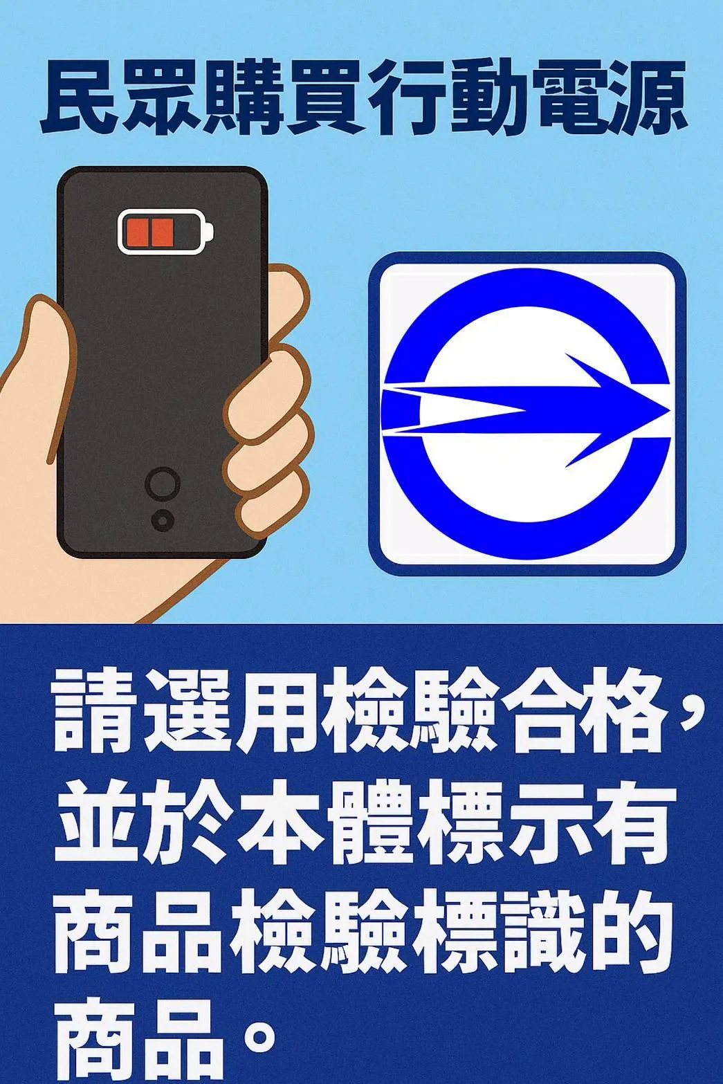 行動電源認證宣導。(圖/取自航港局官網)