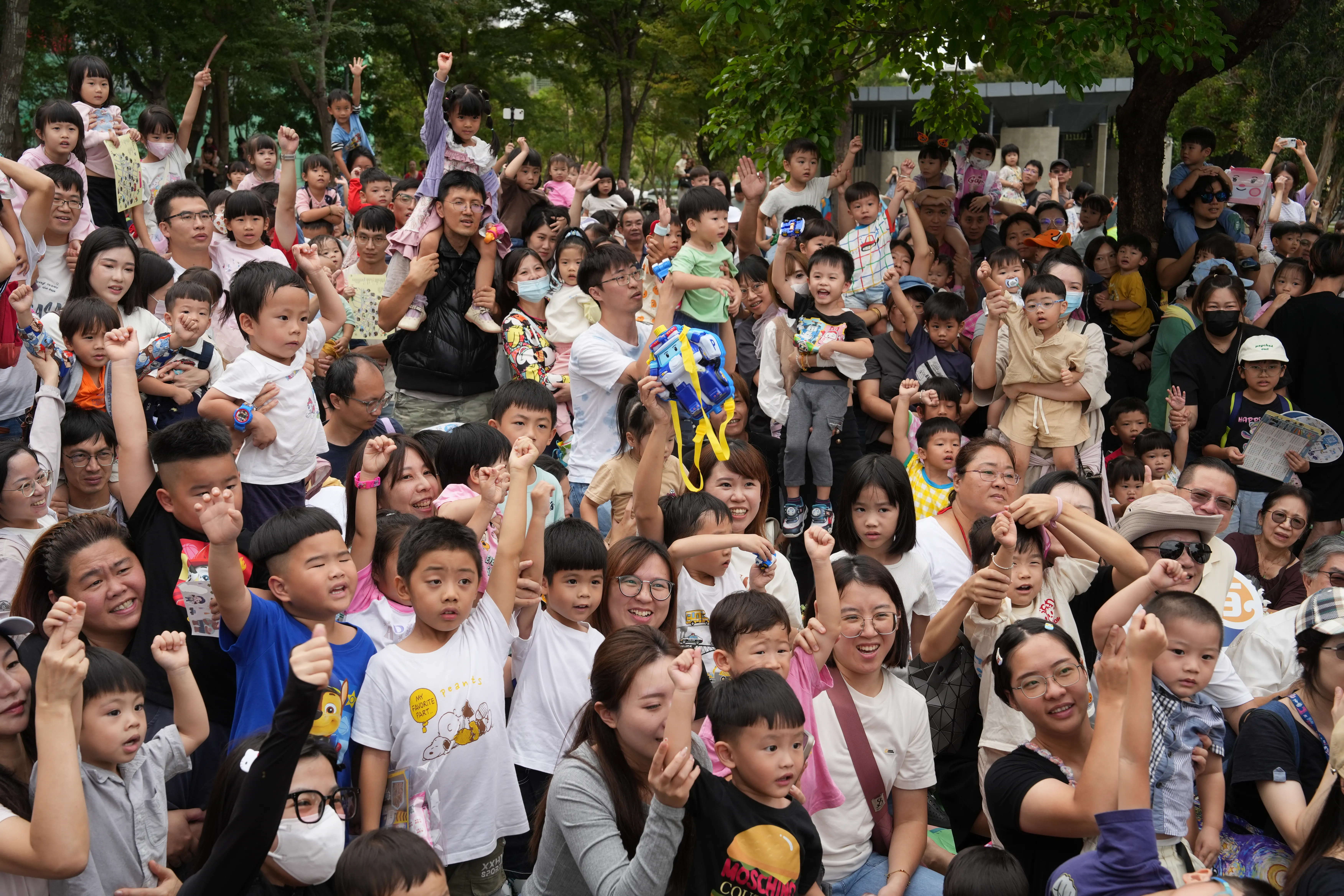 活動現場氣氛熱鬧溫馨，大小朋友開心同樂（圖/台中市政府）