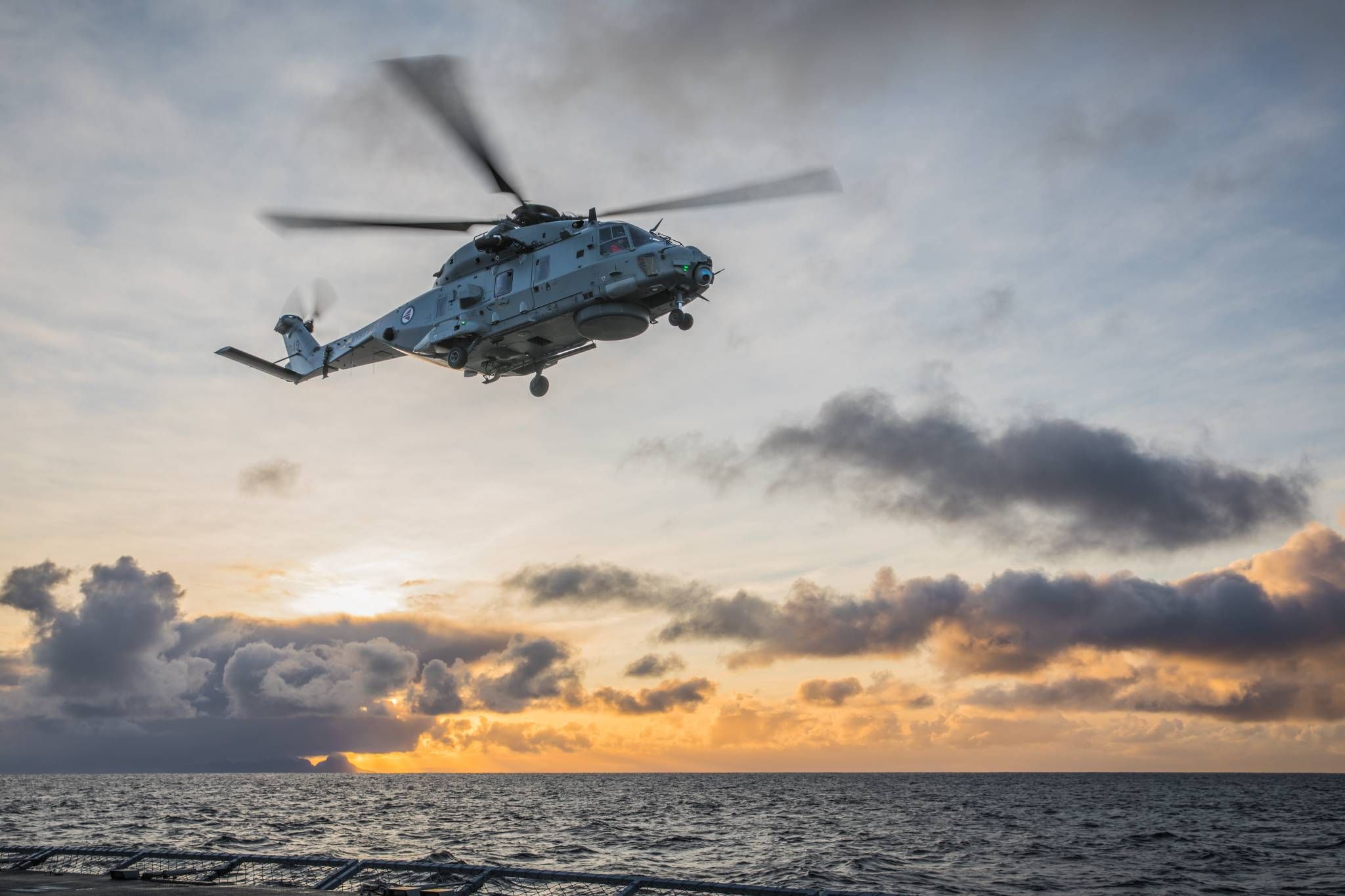 挪威空軍麾下的NH90直升機。（翻攝自挪威國防部）