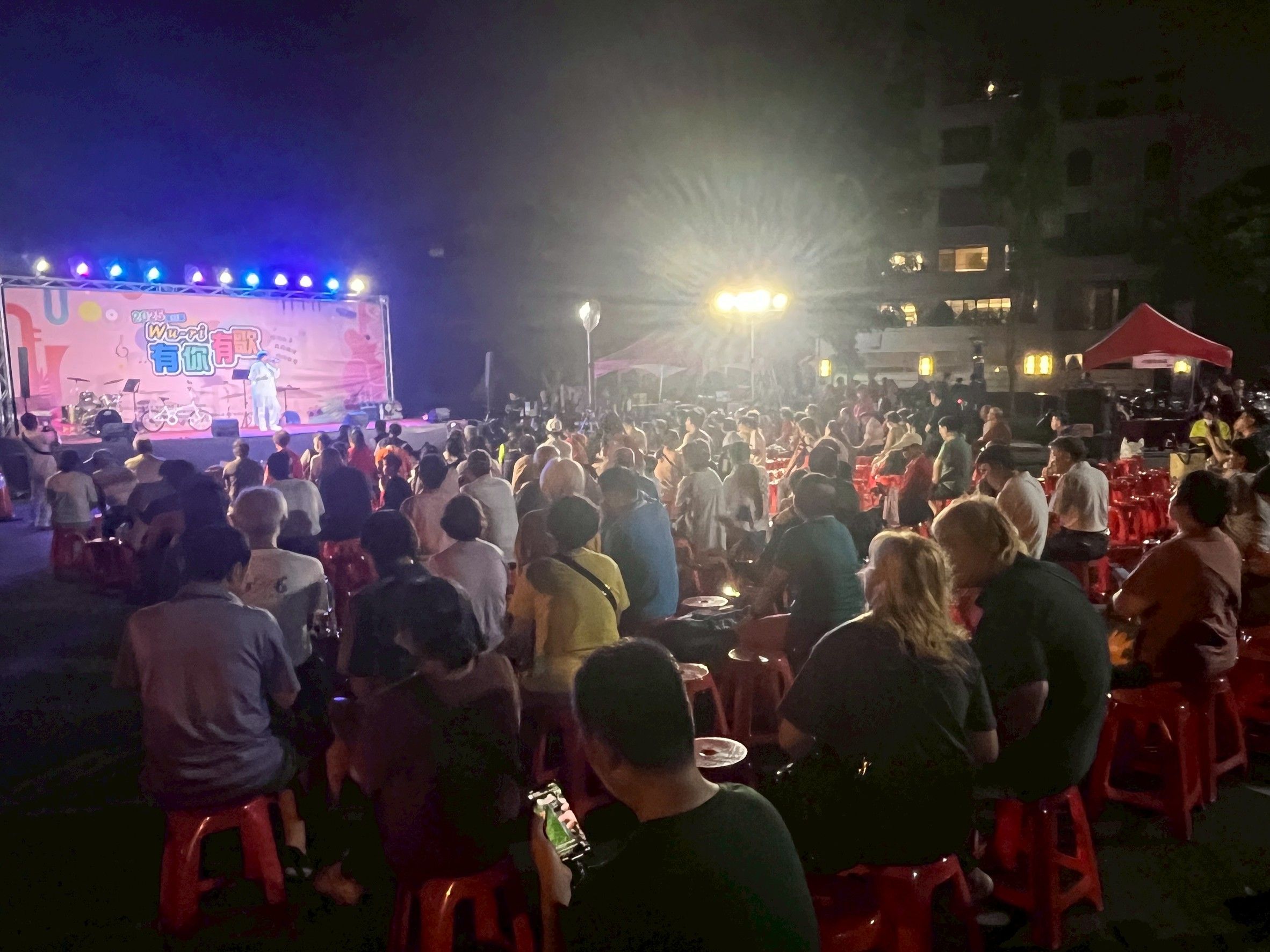 烏日公所辦「2025《有你有歌（Wuri 有歌）》你的故事，我的旋律，咱的歌聲」活動，吸引民住熱情參與。(圖/台中市政府)