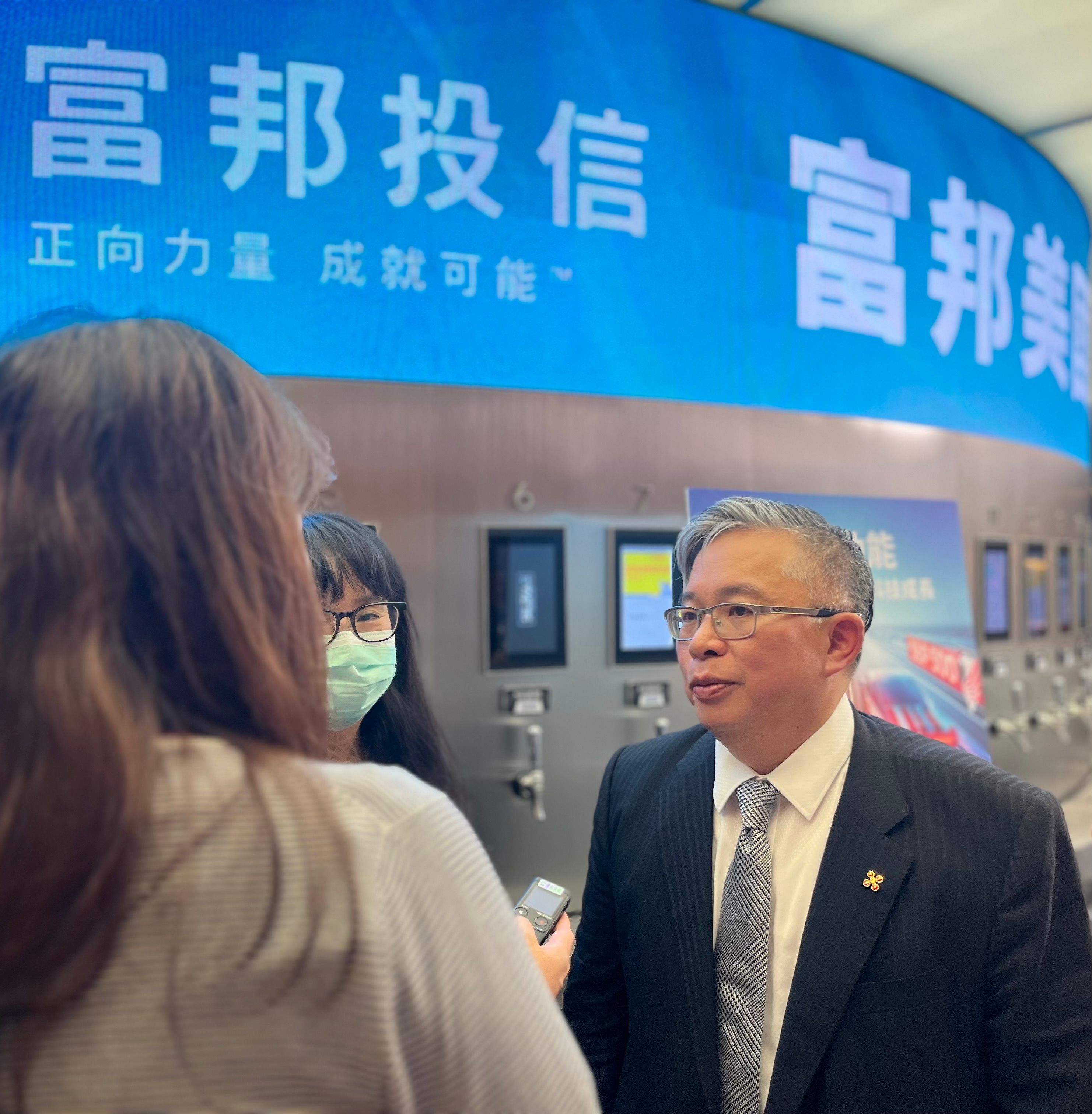 富邦投信董事長黃昭棠。（林彥呈攝）