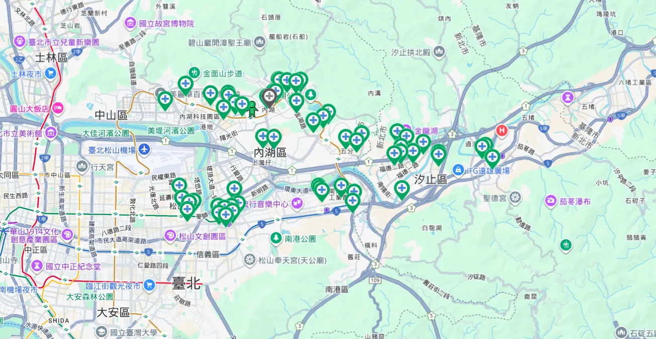 （圖／翻攝流感新冠疫苗及流感藥劑官方地圖）