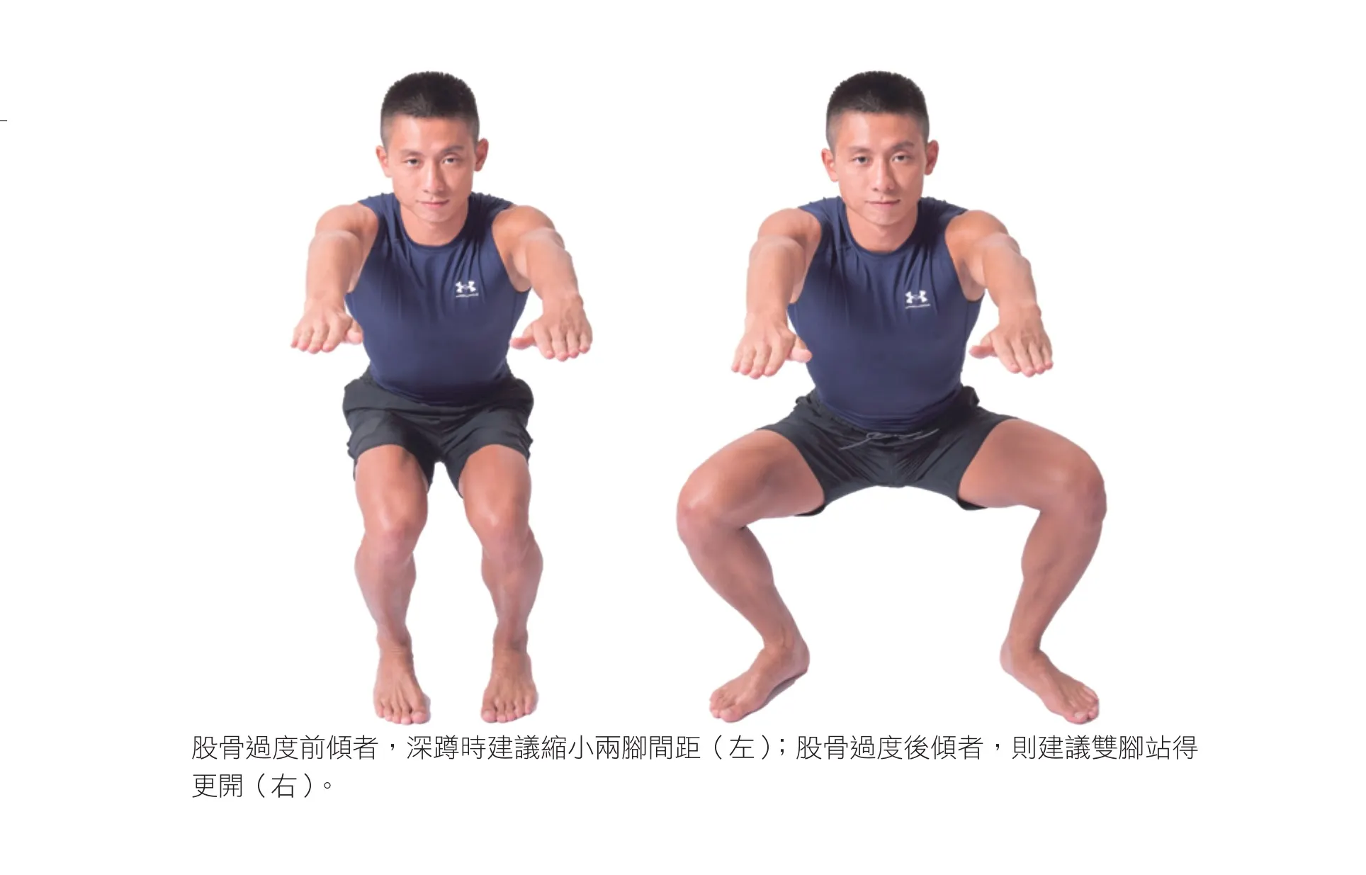 正確深蹲姿勢。（圖／格致文化提供）