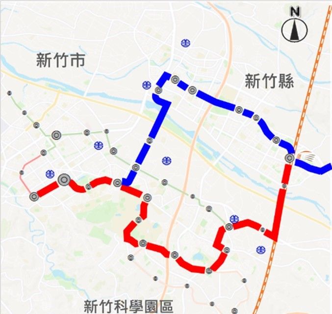 竹市府積極爭取「紅藍線整合可行性研究」，12日獲中央核定補助2,100萬元。（圖／新竹市政府提供）