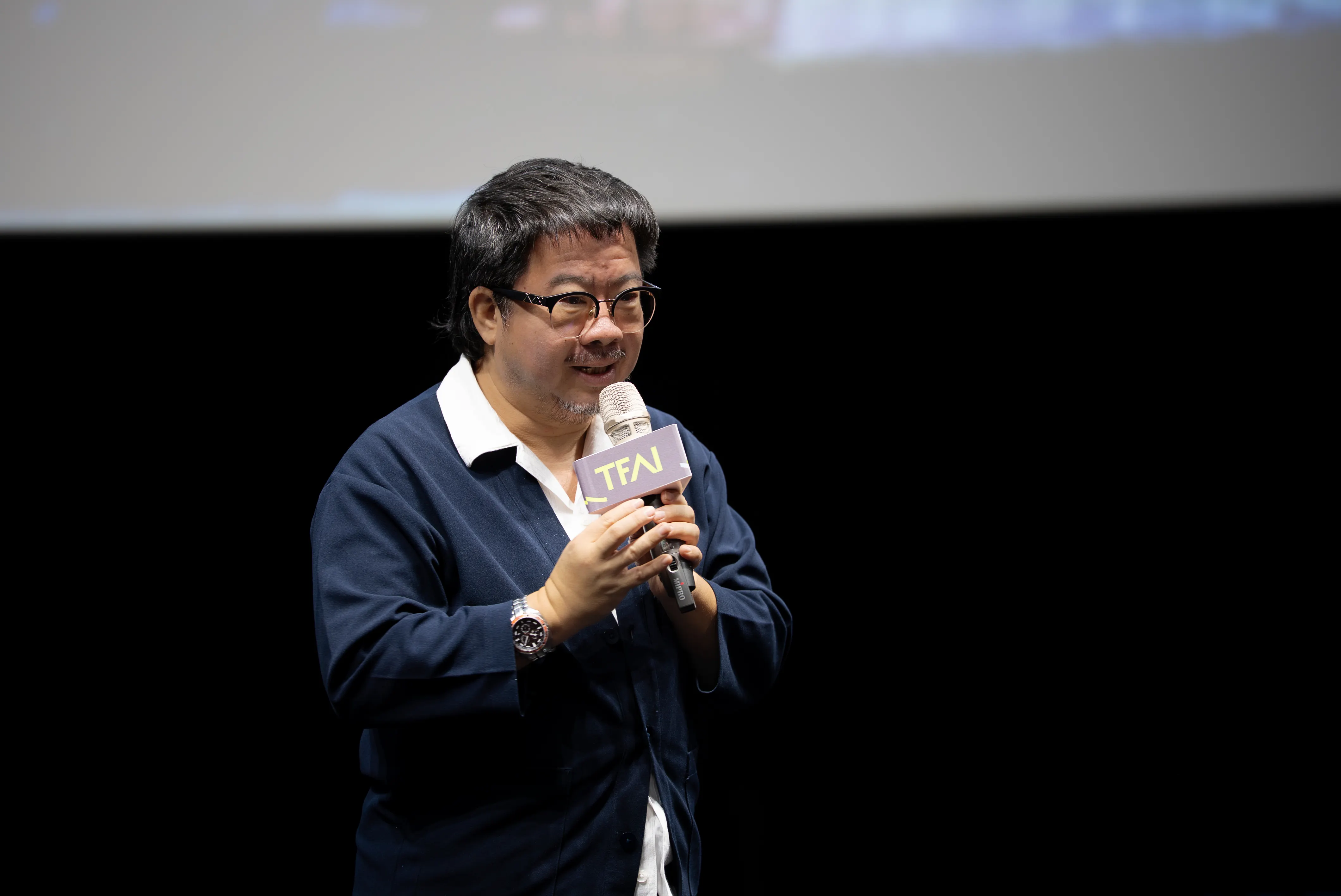 影視聽中心董事長褚明仁表示：電影的典藏修復就是一個文化記憶的重現。（國家影視聽中心提供）