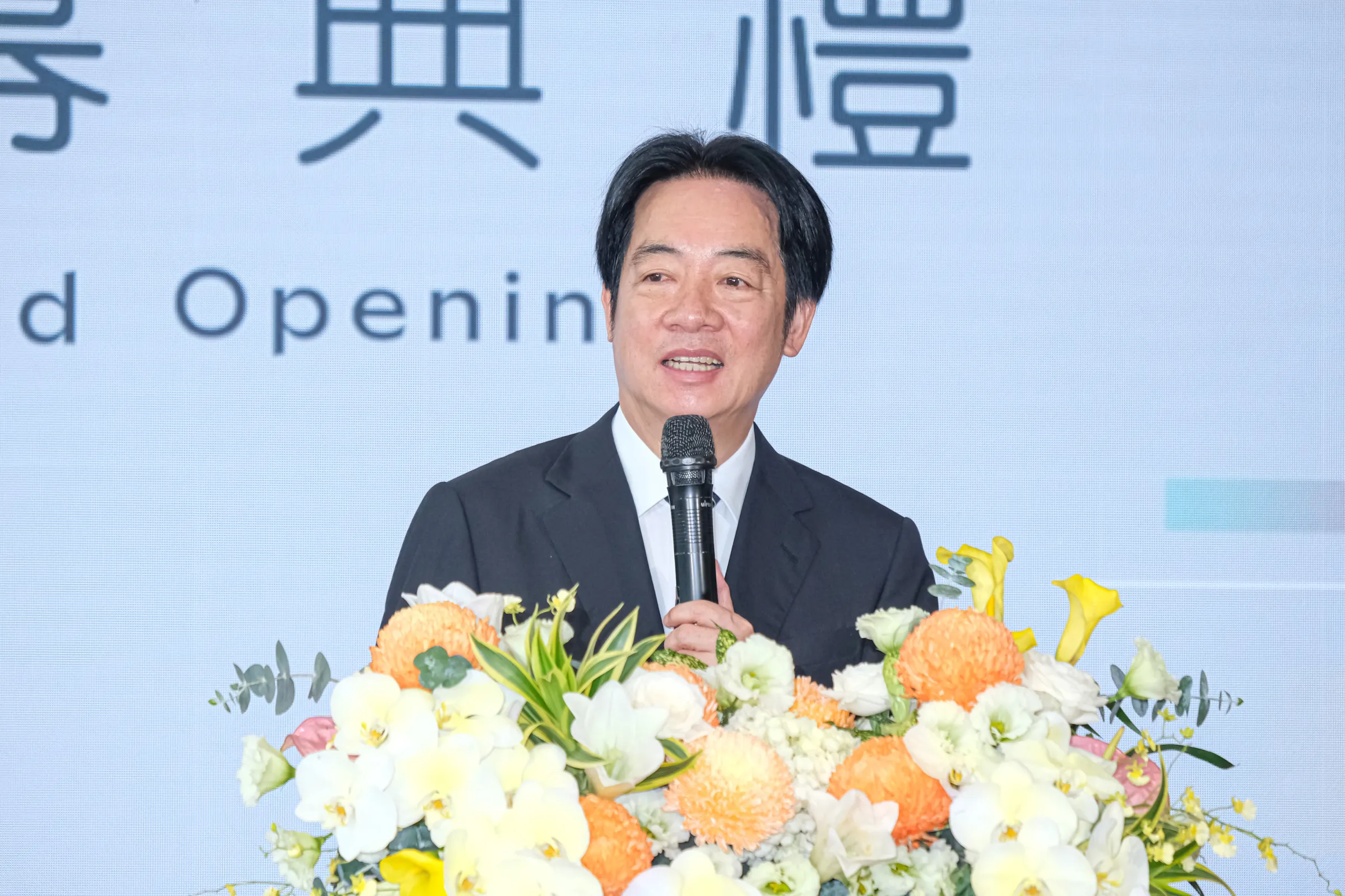 20251117-國家檔案館開幕典禮於17日舉辦，圖為總統賴清德。（劉偉宏攝）