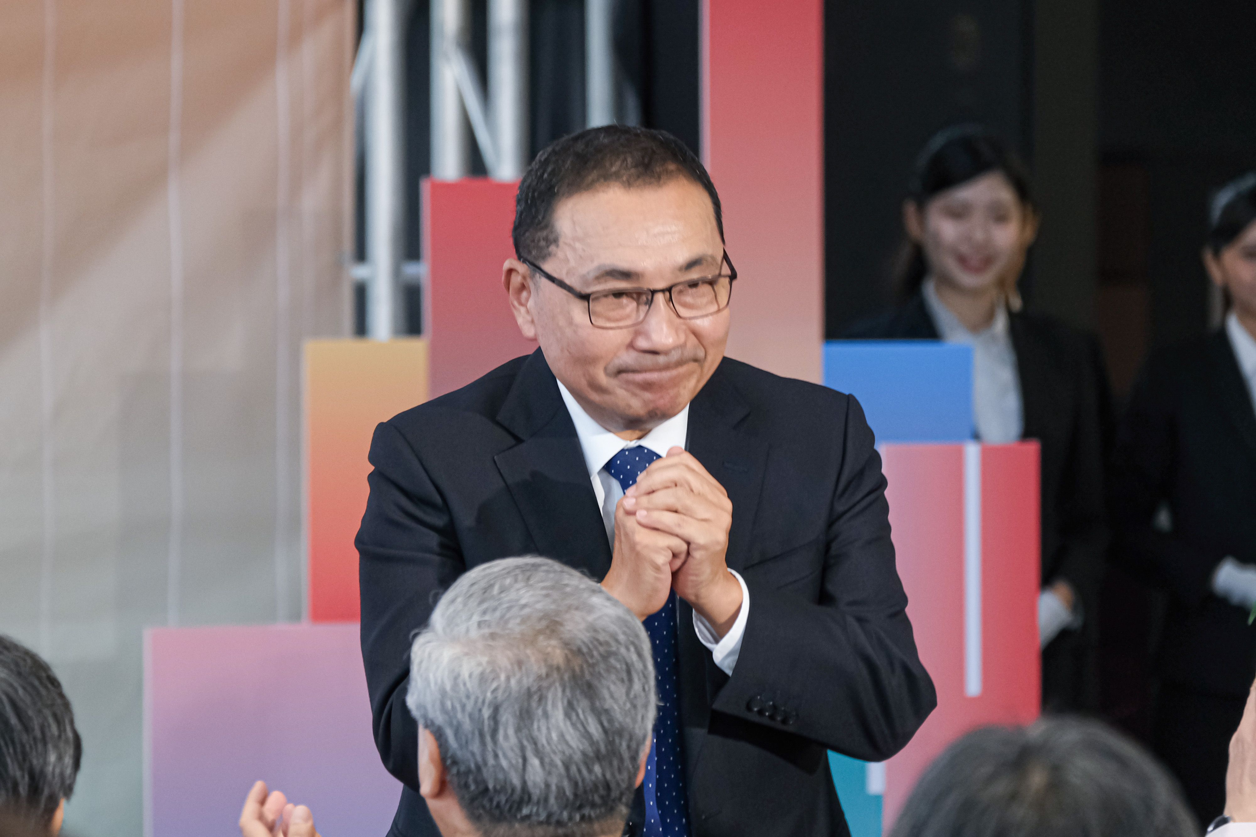 20251117-國家檔案館開幕典禮於17日舉辦，圖為新北市長侯友宜。（劉偉宏攝）