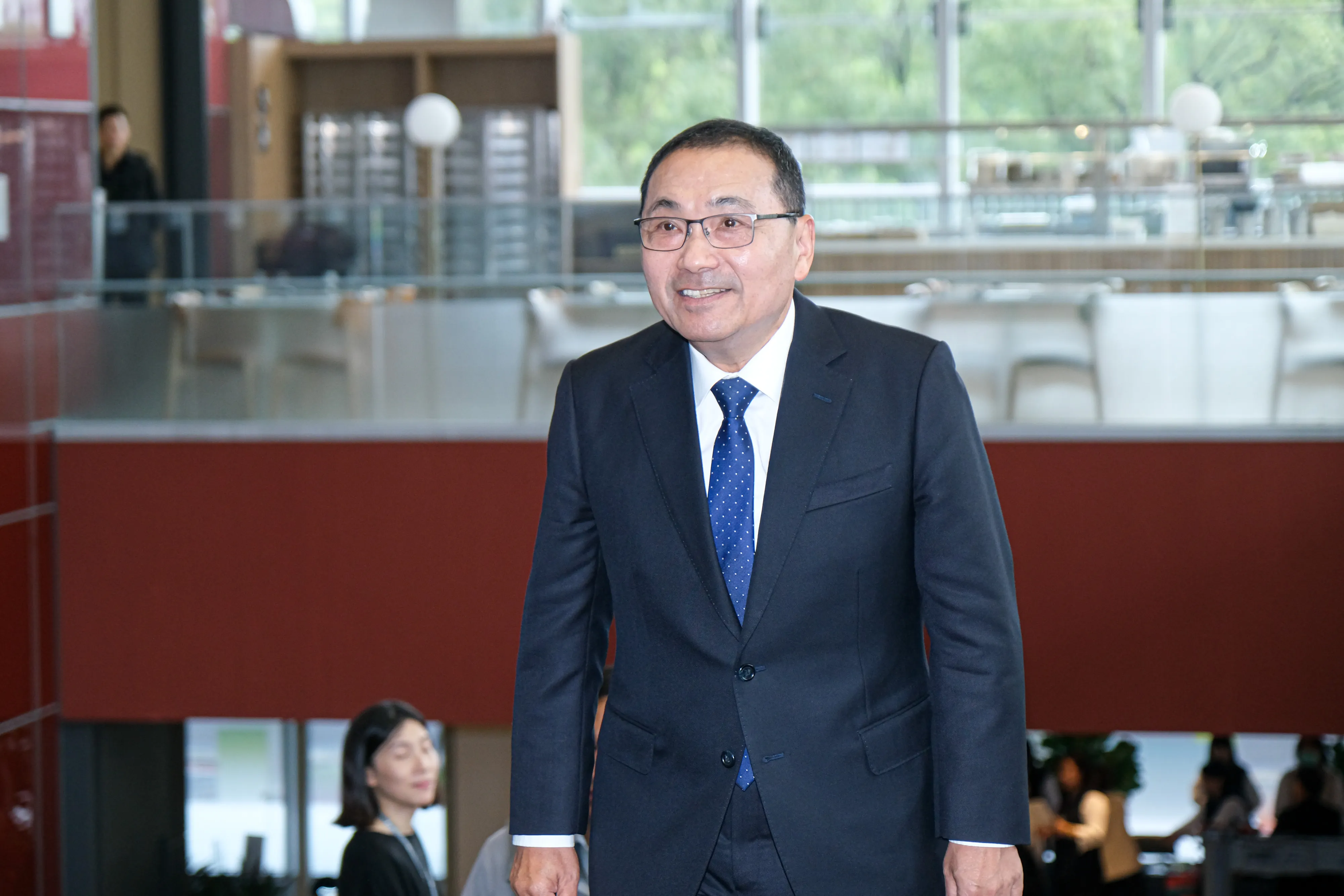 20251117-國家檔案館開幕典禮於17日舉辦，圖為新北市長侯友宜。（劉偉宏攝）