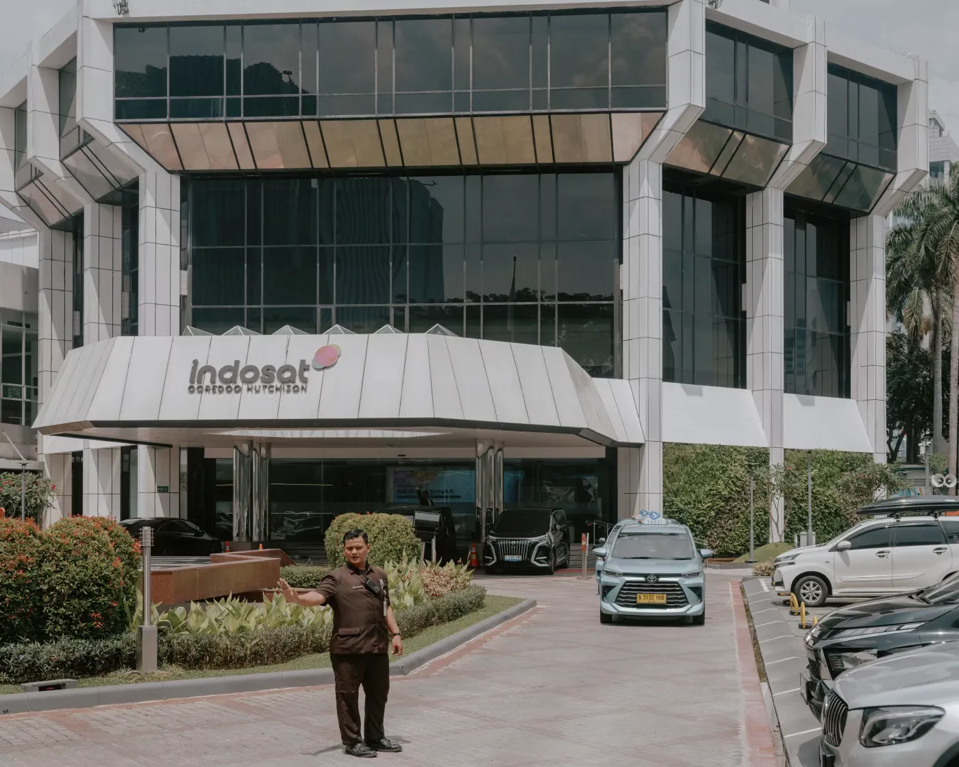 Indosat位於雅加達的總部。（華爾街日報）